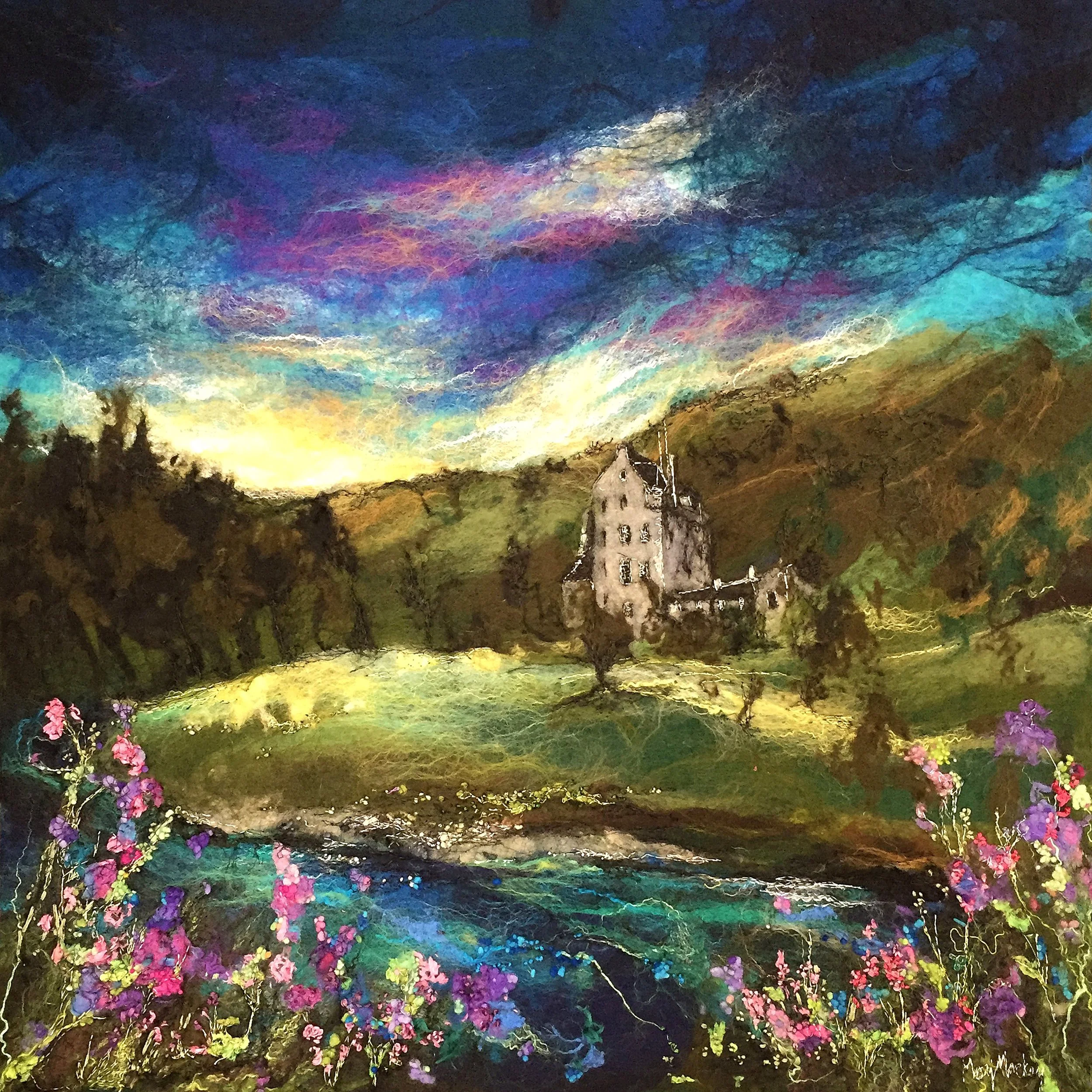 Neidpath Castle - Greetings Card