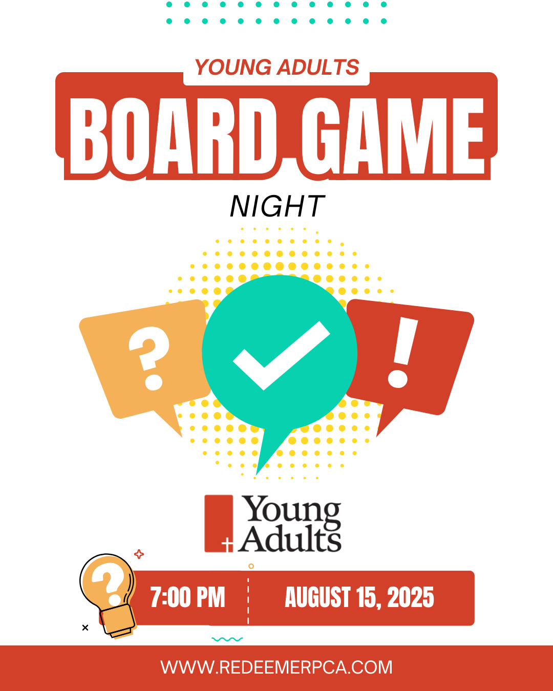 Young Adults Board Game Night
