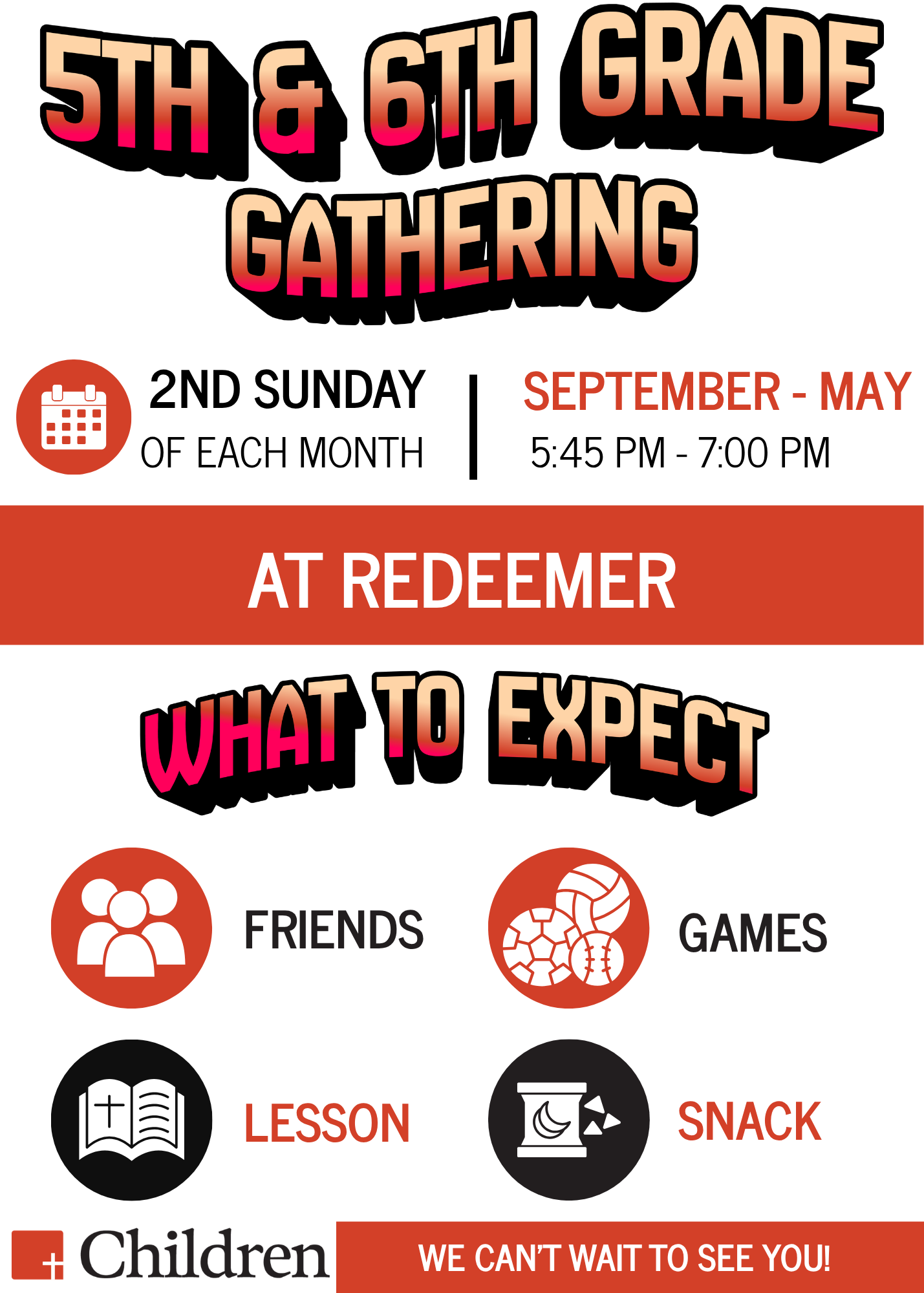 5th & 6th grade gathering