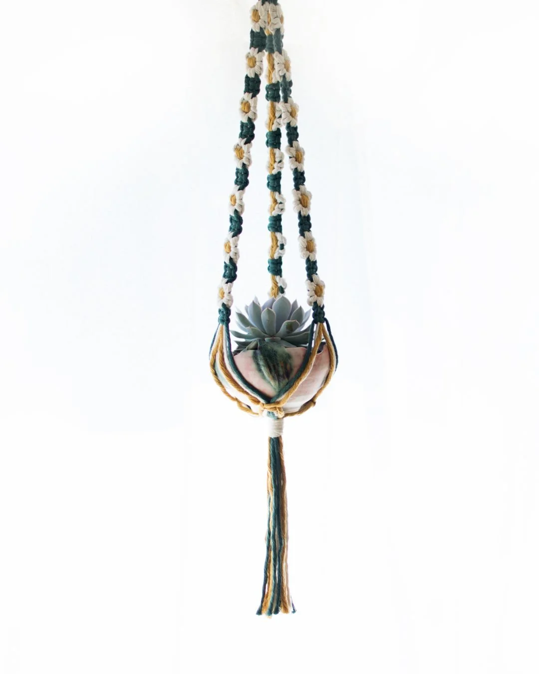 Looking for a weekend project that actually helps you unwind and leaves you with something to be proud of?

This daisy chain plant hanger kit is more than just learning a new skill&mdash; it's a chance to slow down, reconnect with your creativity, an