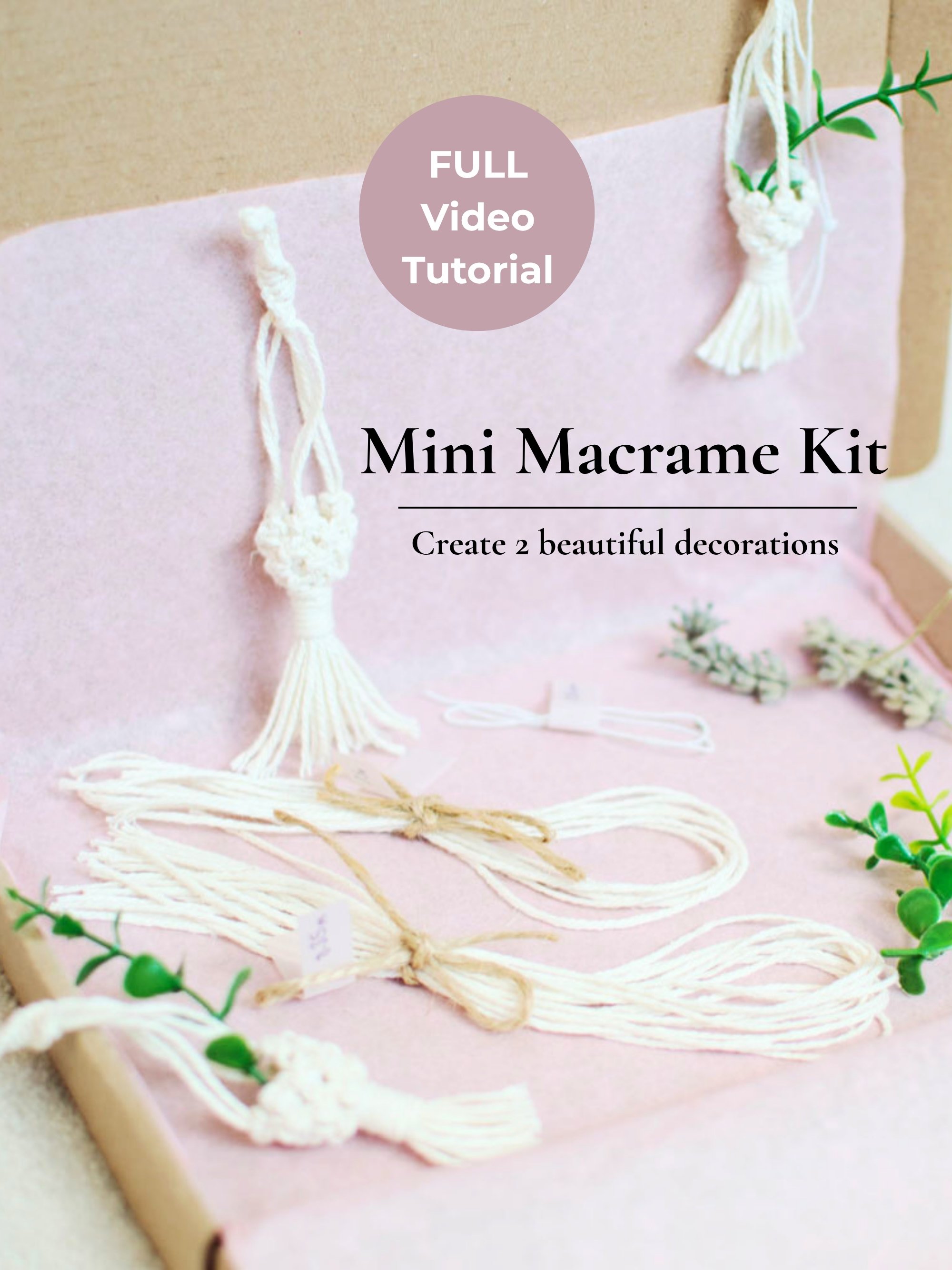 Mini Macrame Kit