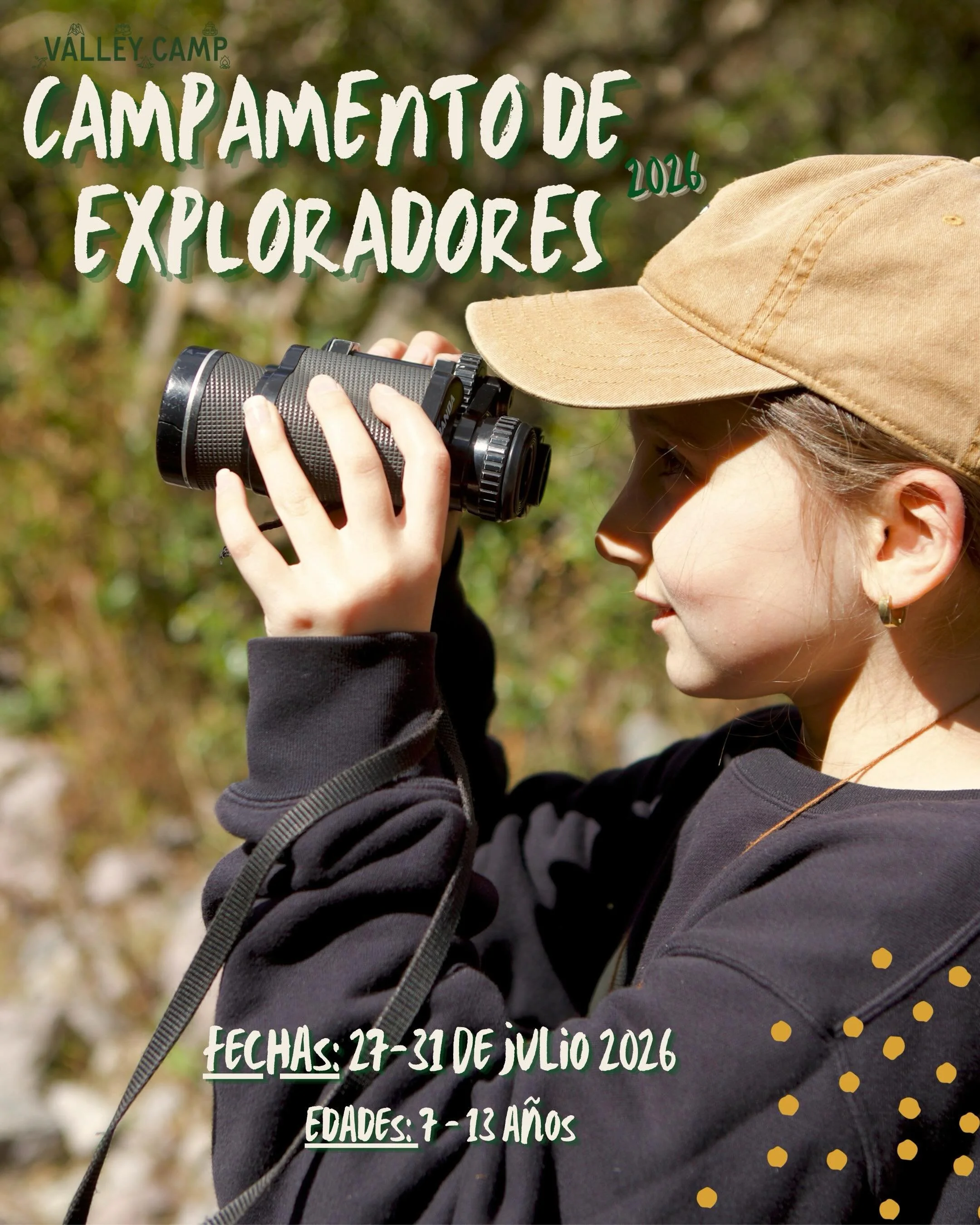 🌿 &iexcl;Exploradores y exploradoras, la aventura les espera! 🔎

Estas vacaciones de julio estamos emocionados de ofrecer por segundo a&ntilde;o este programa especial enfocado en la exploraci&oacute;n, la naturaleza y la aventura en el Valle Sagra