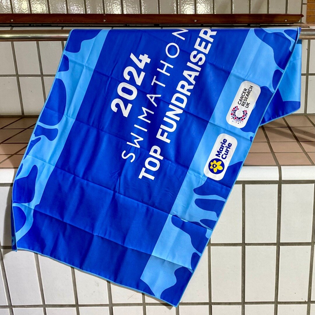 💧 Top Fundraiser Towel info💧

Check out the 2024 Swimathon Top Fundraiser Towel 😍

If you raise &pound;300 for our amazing charities on your JustGiving page, it will be yours!

Please note that we are continually alerted when our swimmers hit this