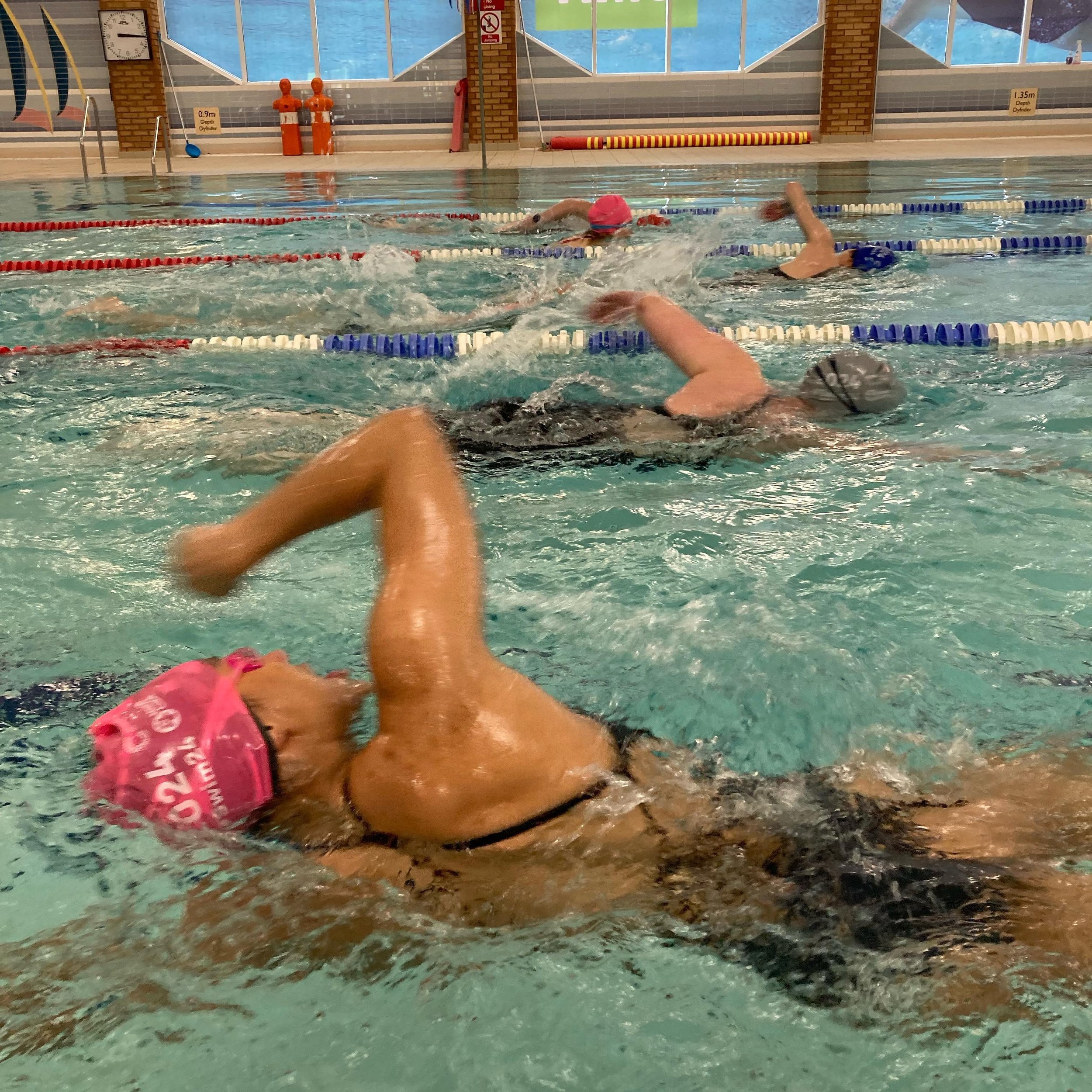 #Swimathon2024 is well under way in @maindycentre #cardiff 

#YourSwimathon #swimmingchallenge #swimcaps #swimcapswag #nofilter