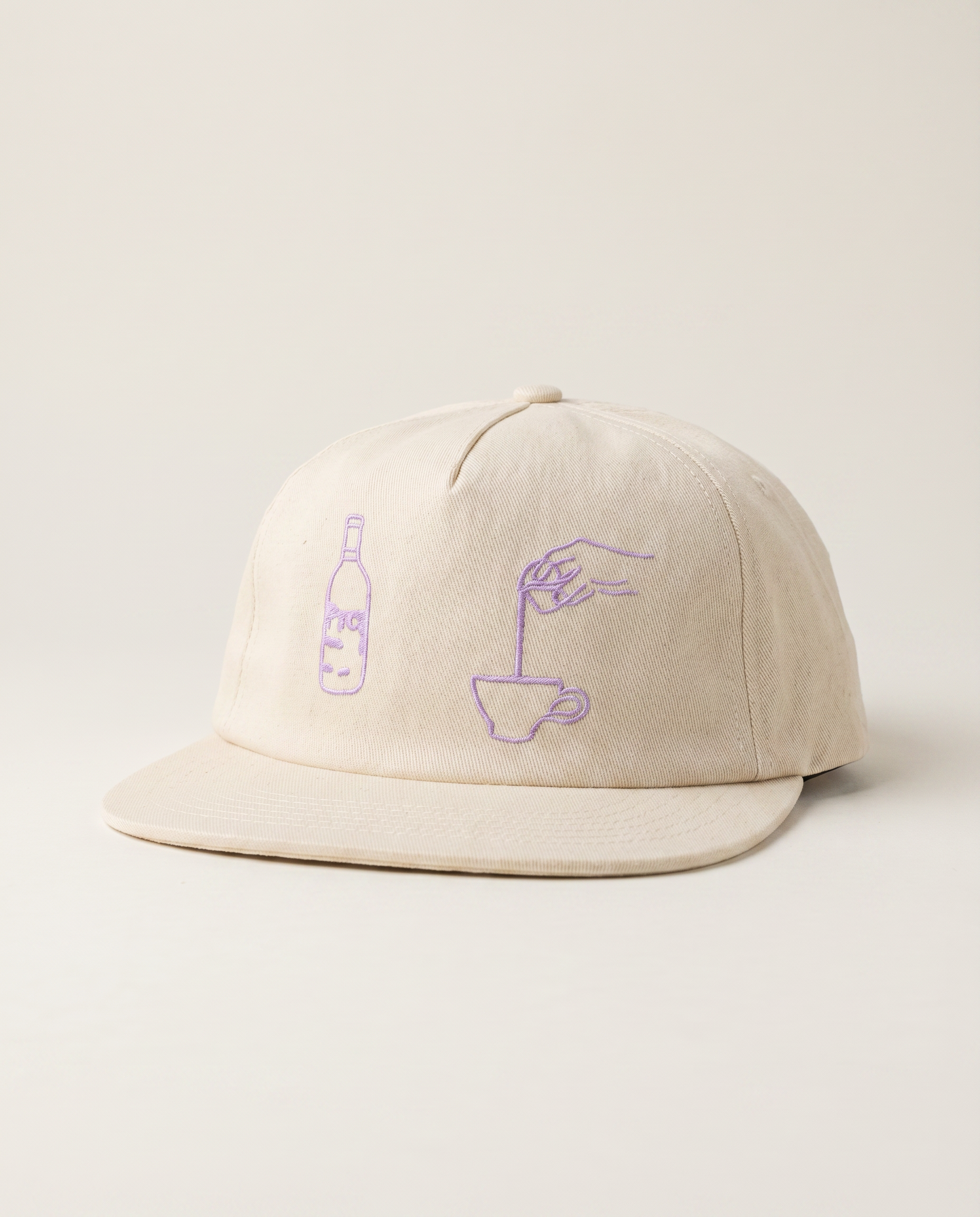 Proper Cap | Purple Embroidery