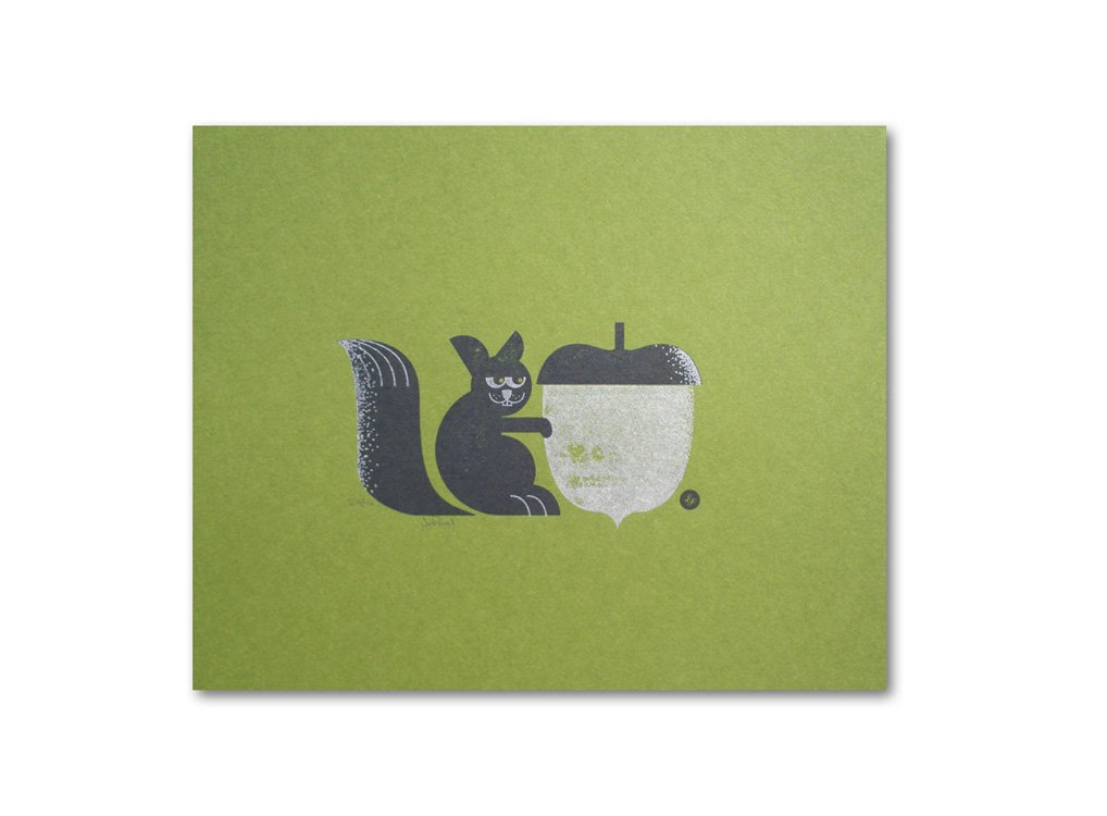 Well, Hello there letterpress print
