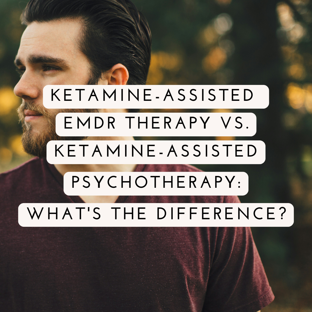 man outdoors looking away ketamine-assisted EMDR therapy Oakland childhood trauma therapy nervous system regulation