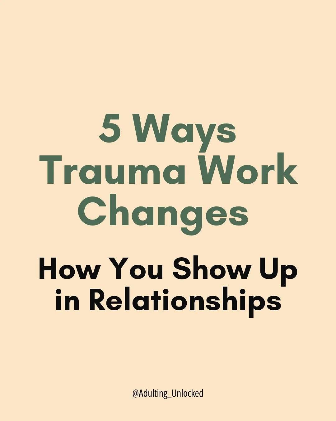 Your relationships start to look and feel... different....

You start noticing you don&rsquo;t say sorry every five seconds anymore, and part of you wonders if you&rsquo;re selfish for that.
You catch yourself mid-trigger and pause instead of falling