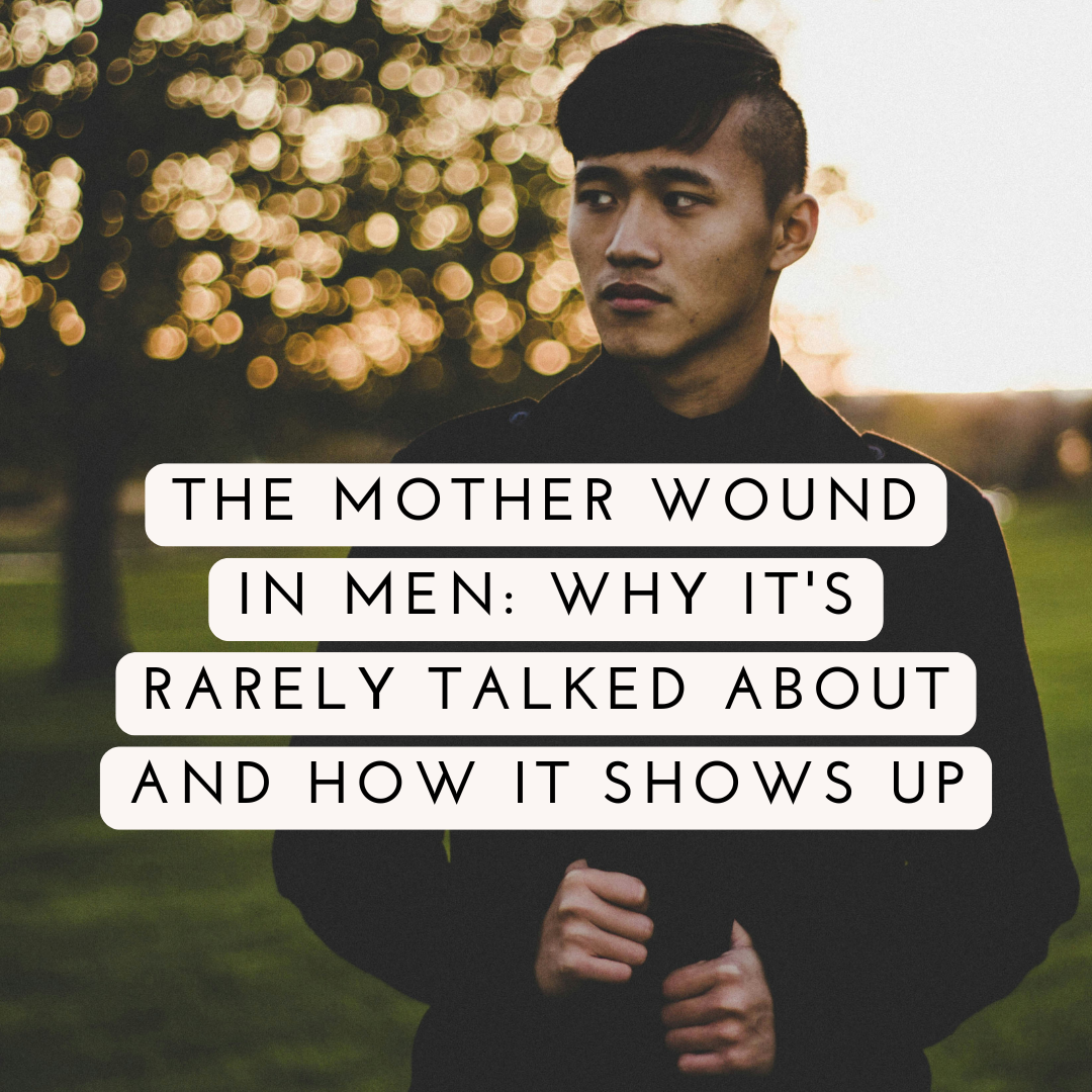 man standing outdoors at dusk looking away mother wound in men childhood trauma therapy Oakland EMDR intensives