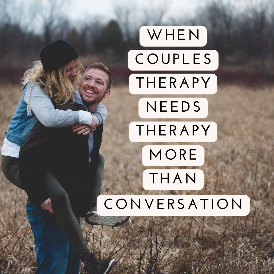 couple laughing outdoors couples therapy Oakland relationship healing trauma-informed therapy ketamine-assisted couples therapy