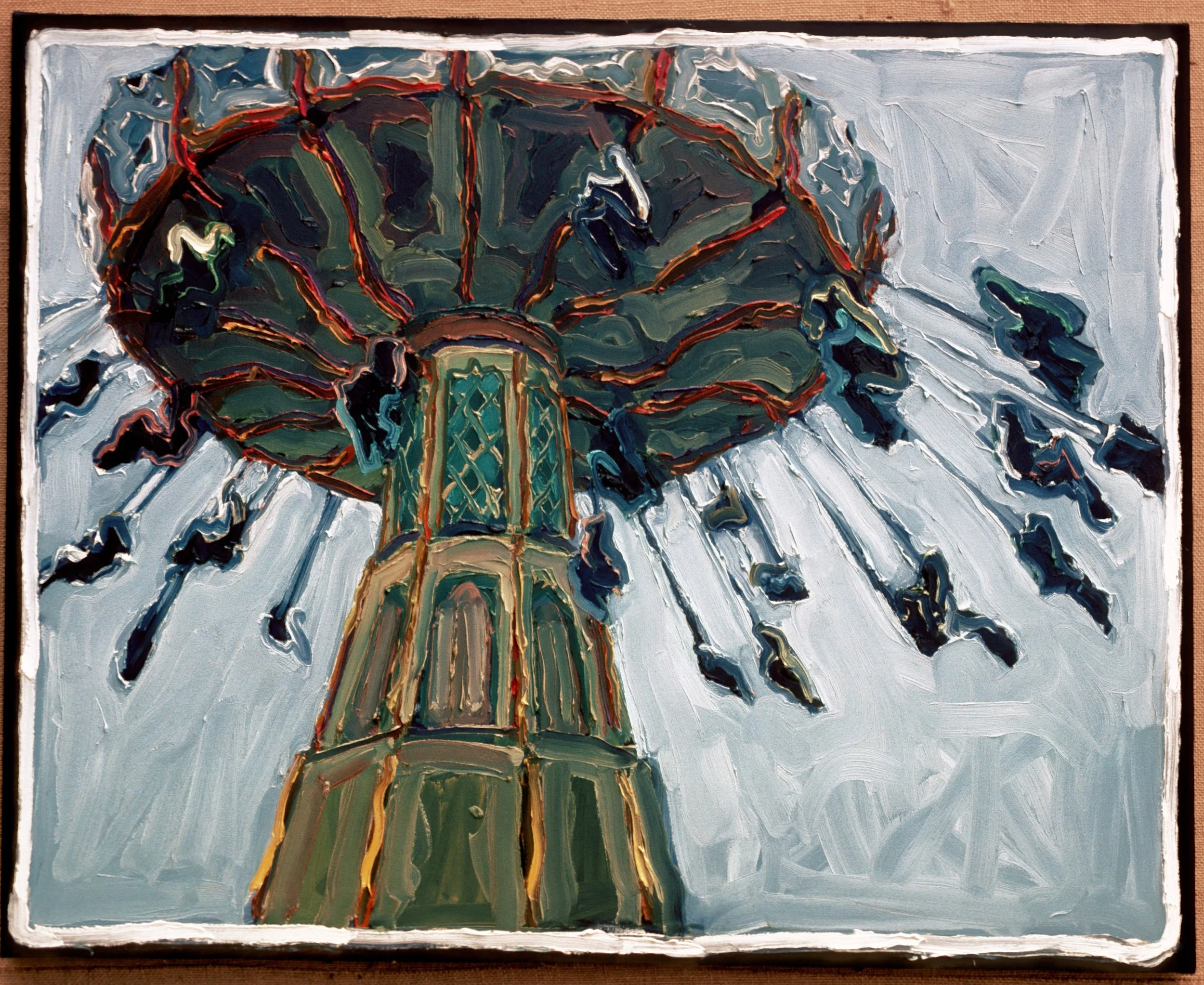 Around and Around, Higher and Higher      30" x 40"