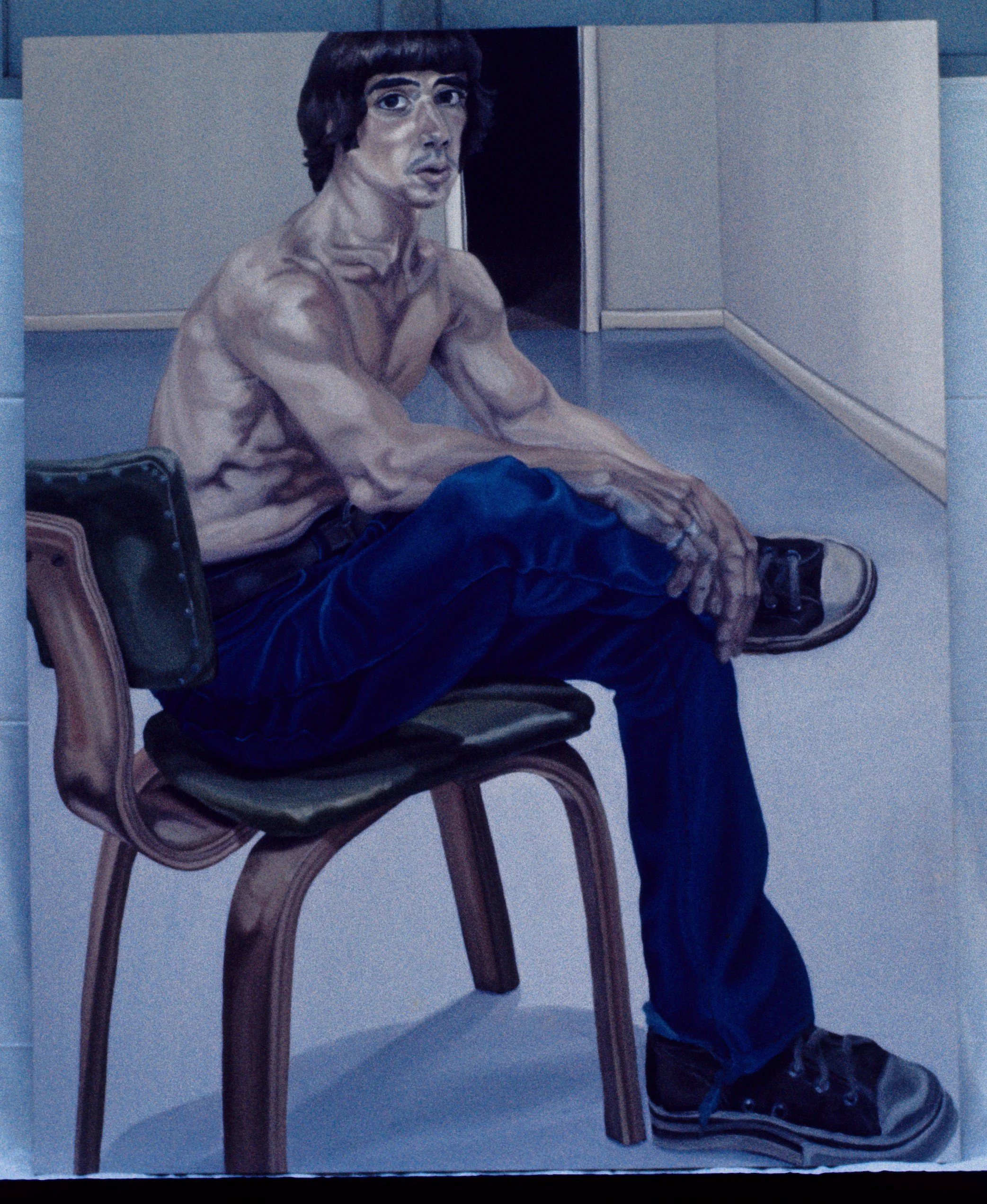 Self-Portrait 5' x 4 1/2'