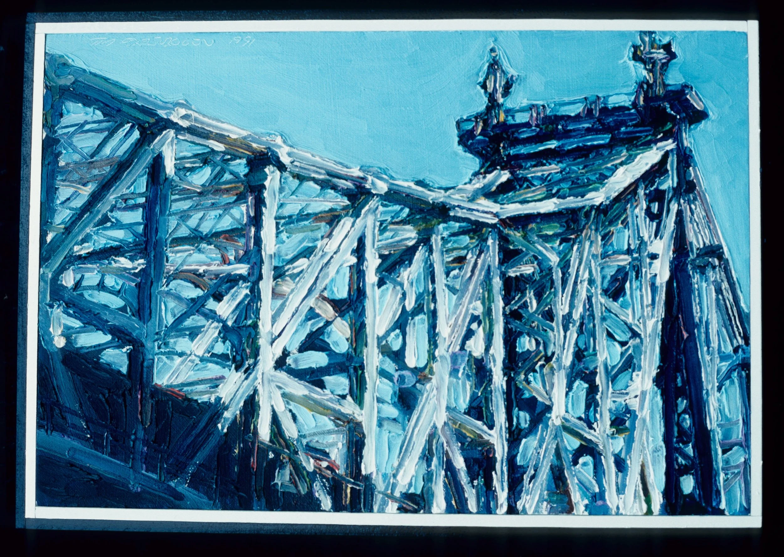 59th St Bridge   10" x 15"   o/m