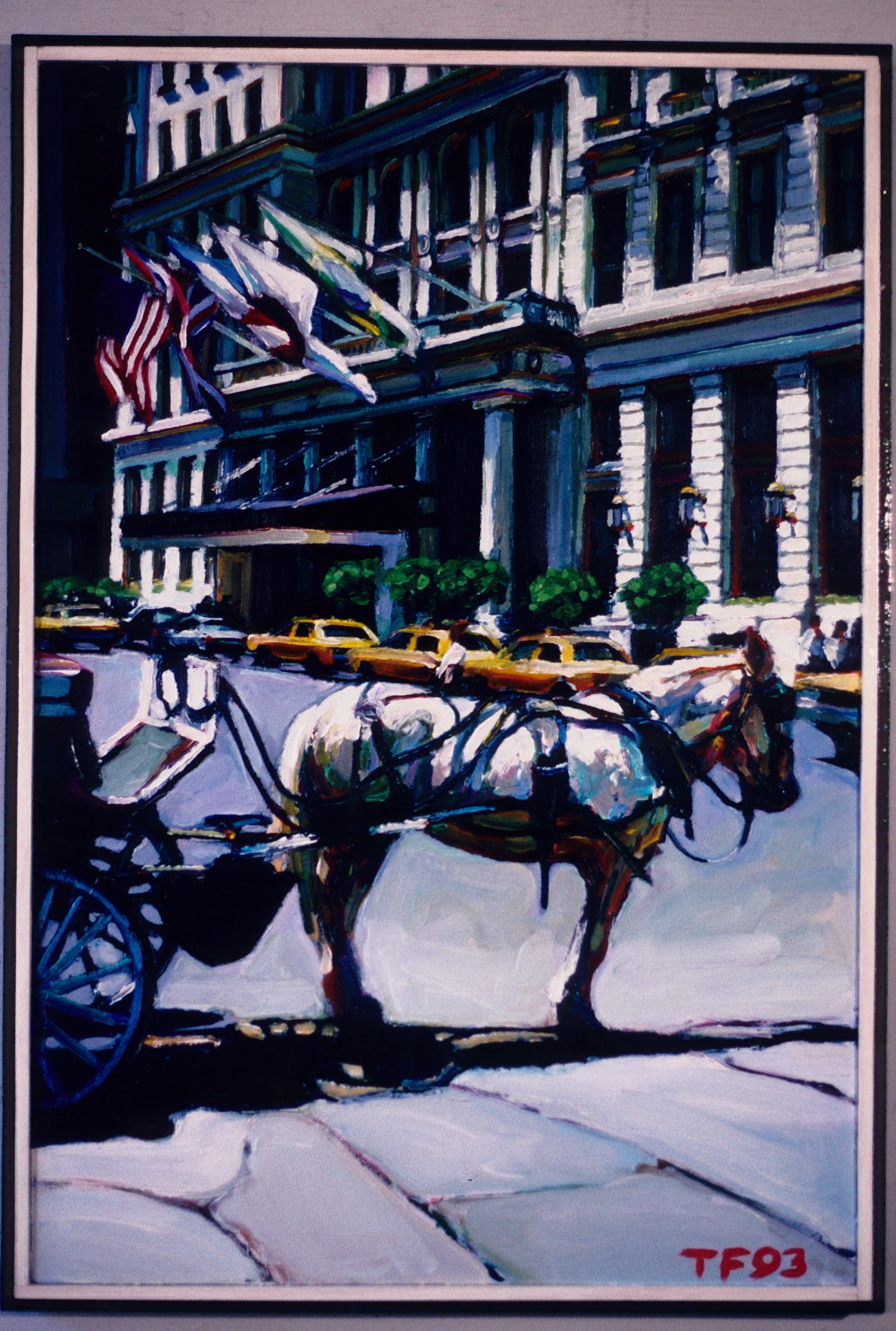 Outside The Plaza  14" x 21"