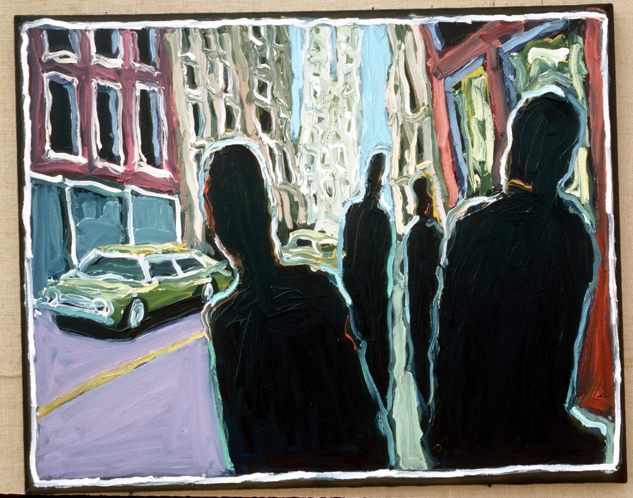 Walking Down the Street  30" x 40"