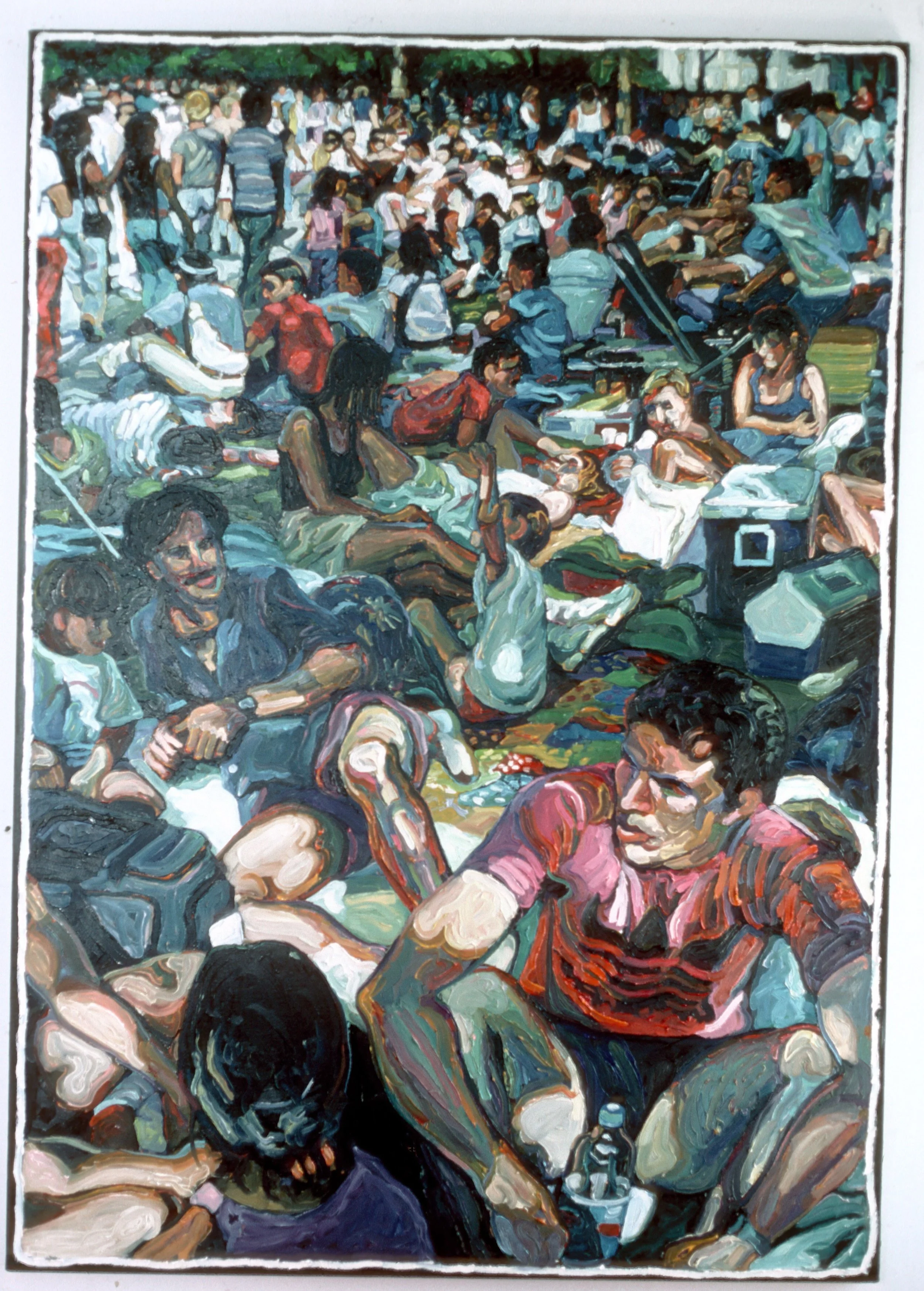 Battery Park July 4th  4' x 6'