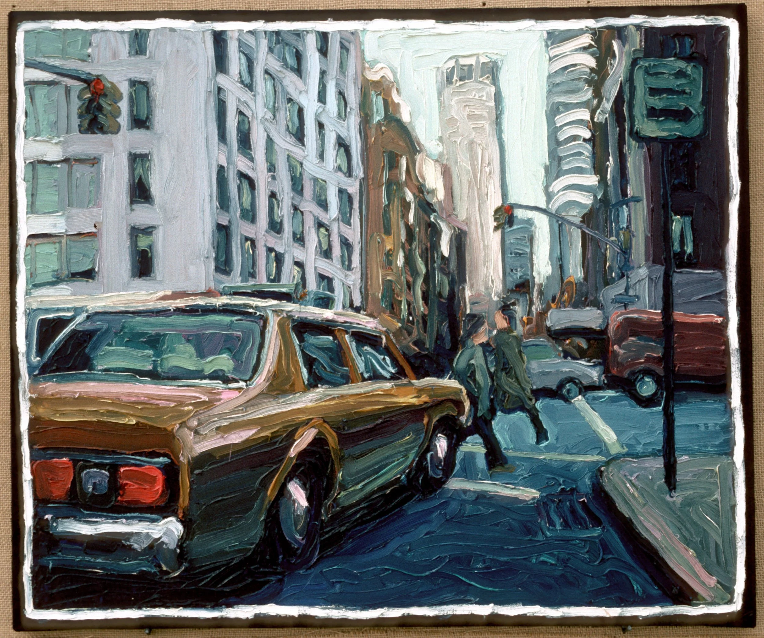 Taxi - Pedestrians  22" x 28"