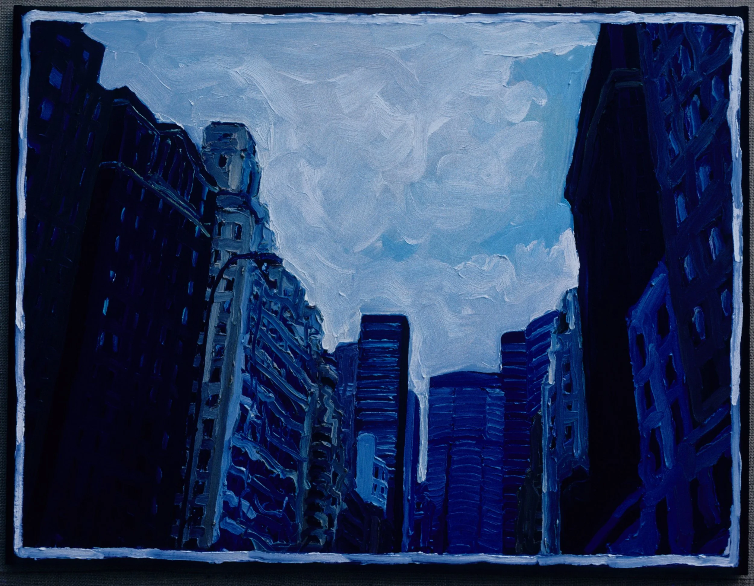 City Skyscape #3 30" x 40"+