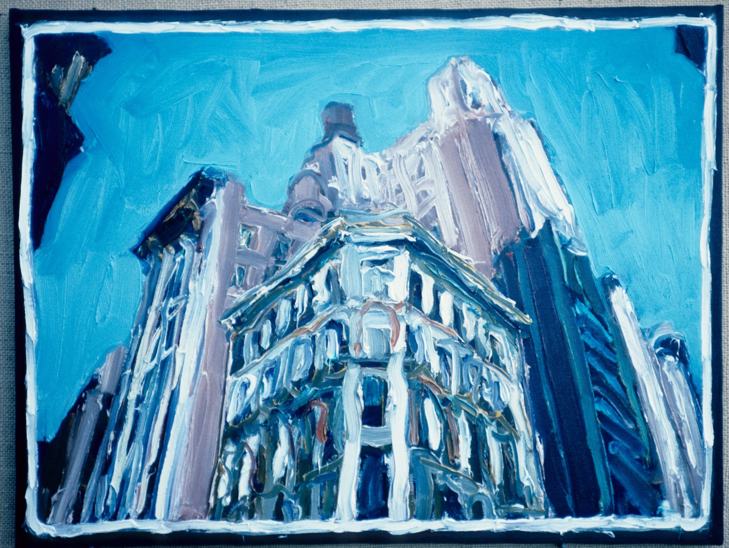 Triangular Building 18" x 24" 10/85