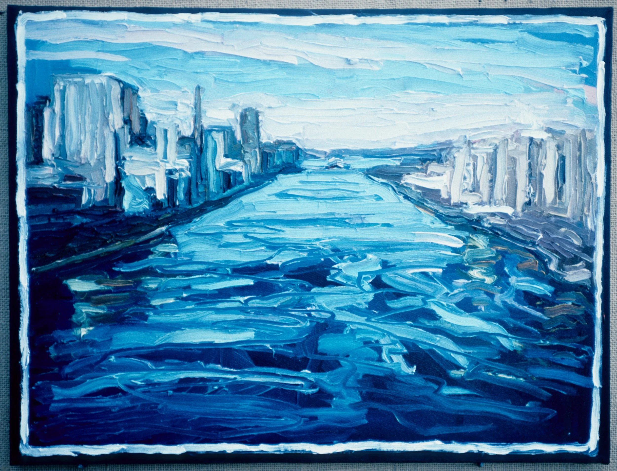 East River From the Tram 18" x 24" 12/85