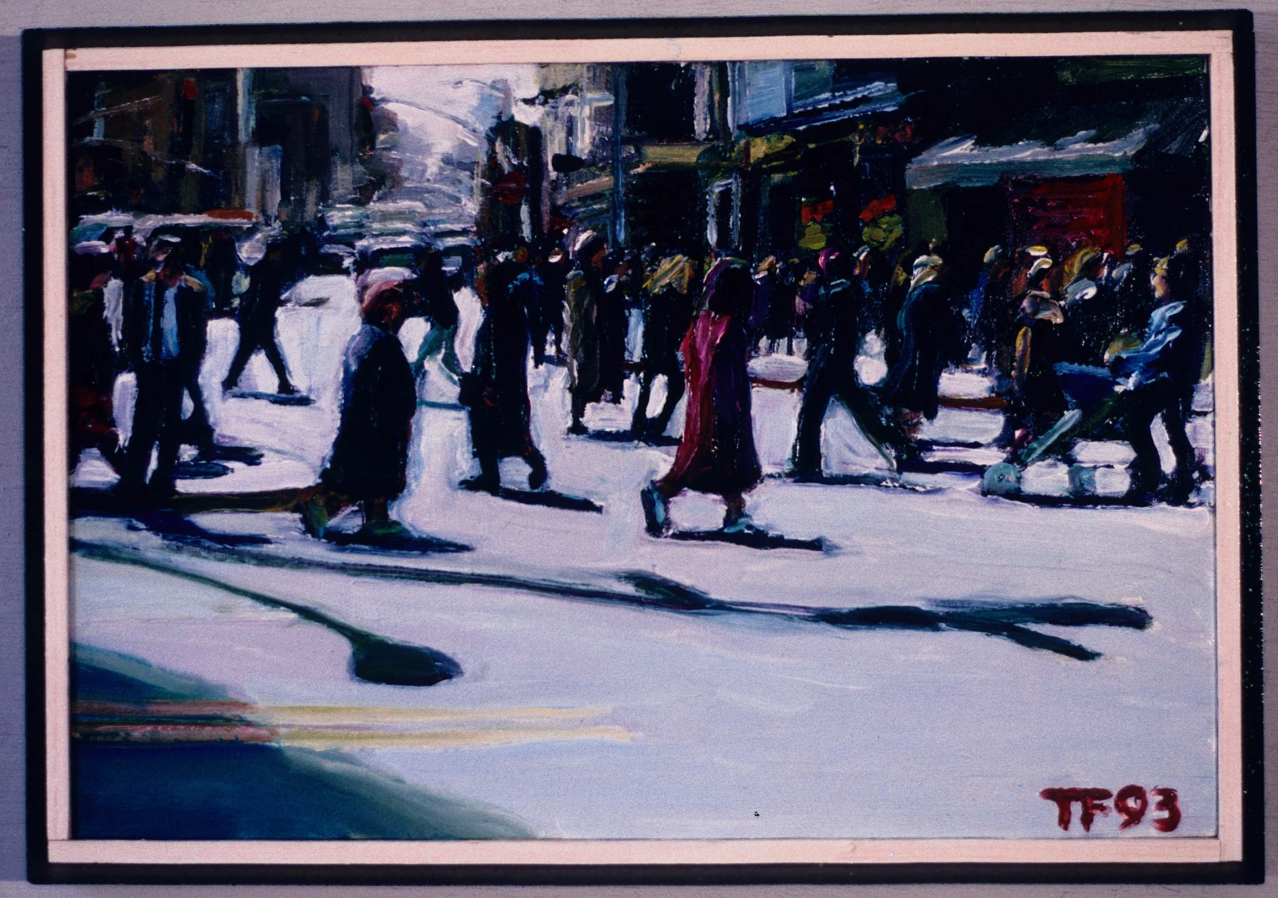 Pedestrians  8" x 12"