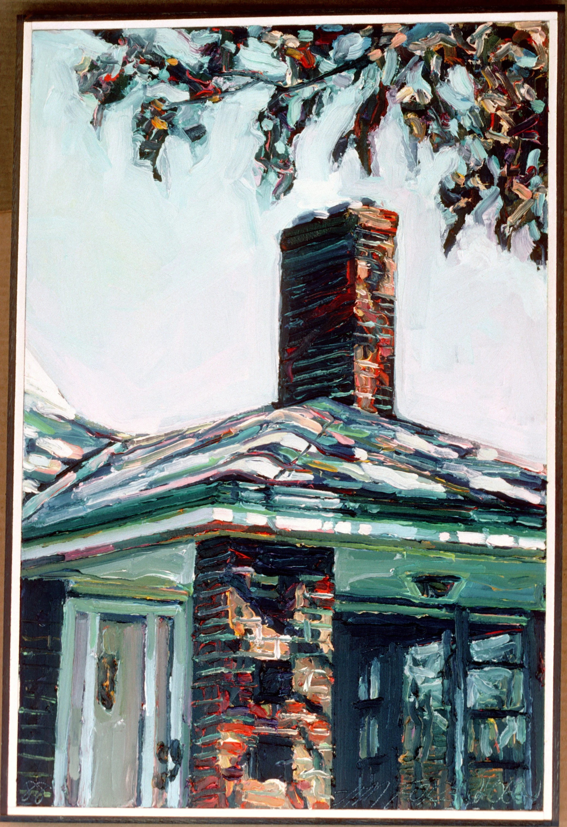 Brick Chimney  16" x 24"  o/c