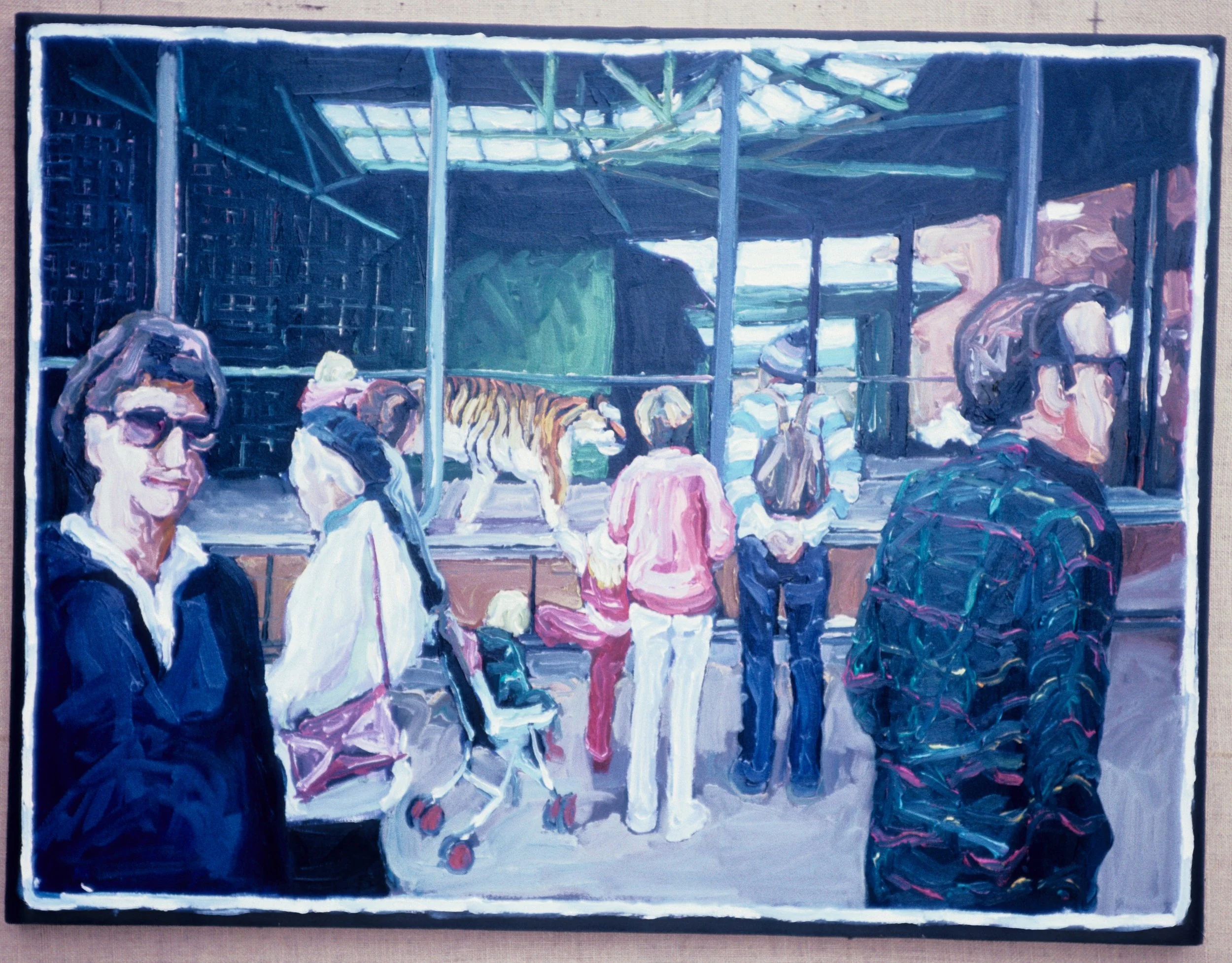 Tiger in a Cage 3' x 4' 11/85