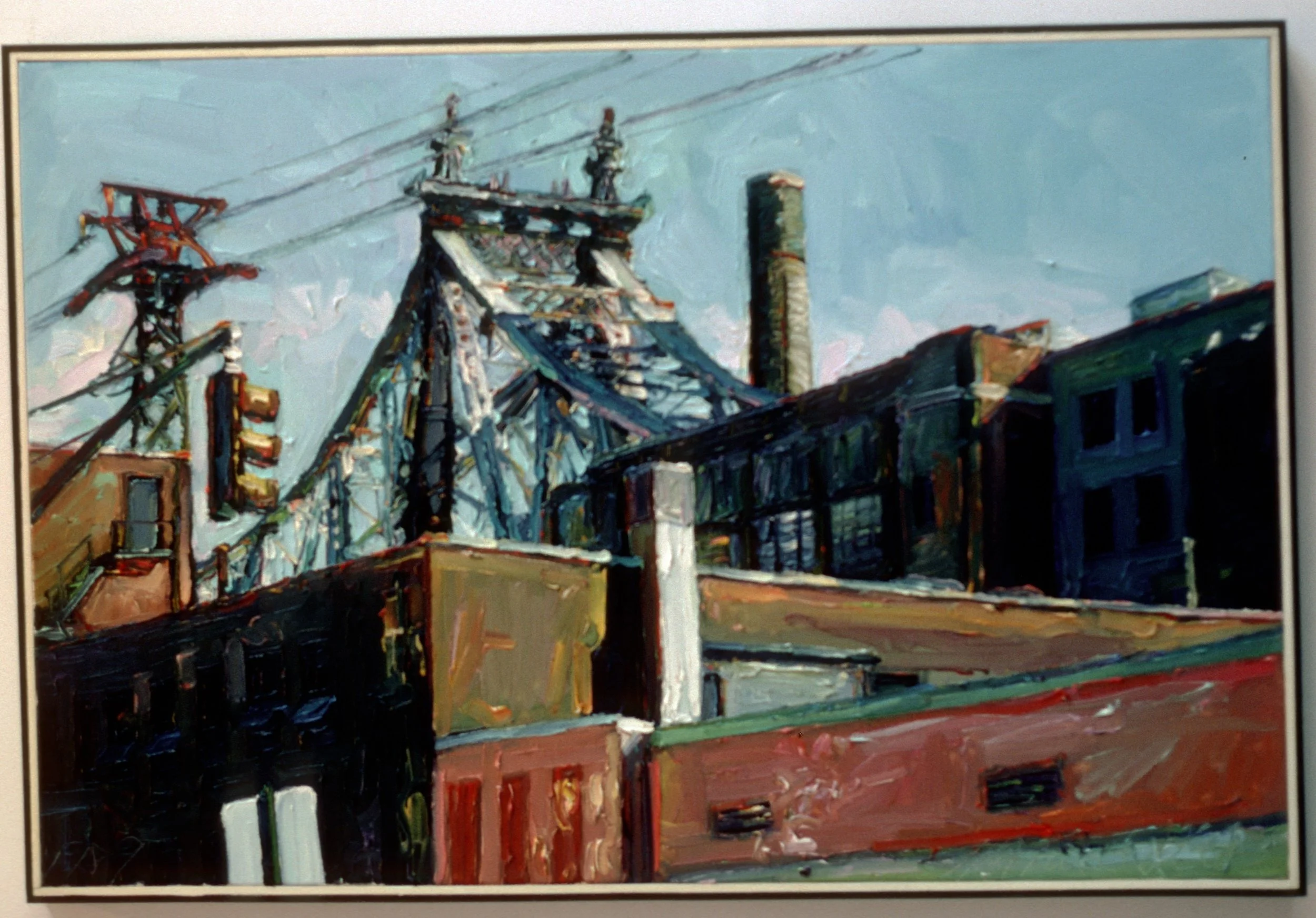 Cityscape With Queensboro Bridge  24" x 36"