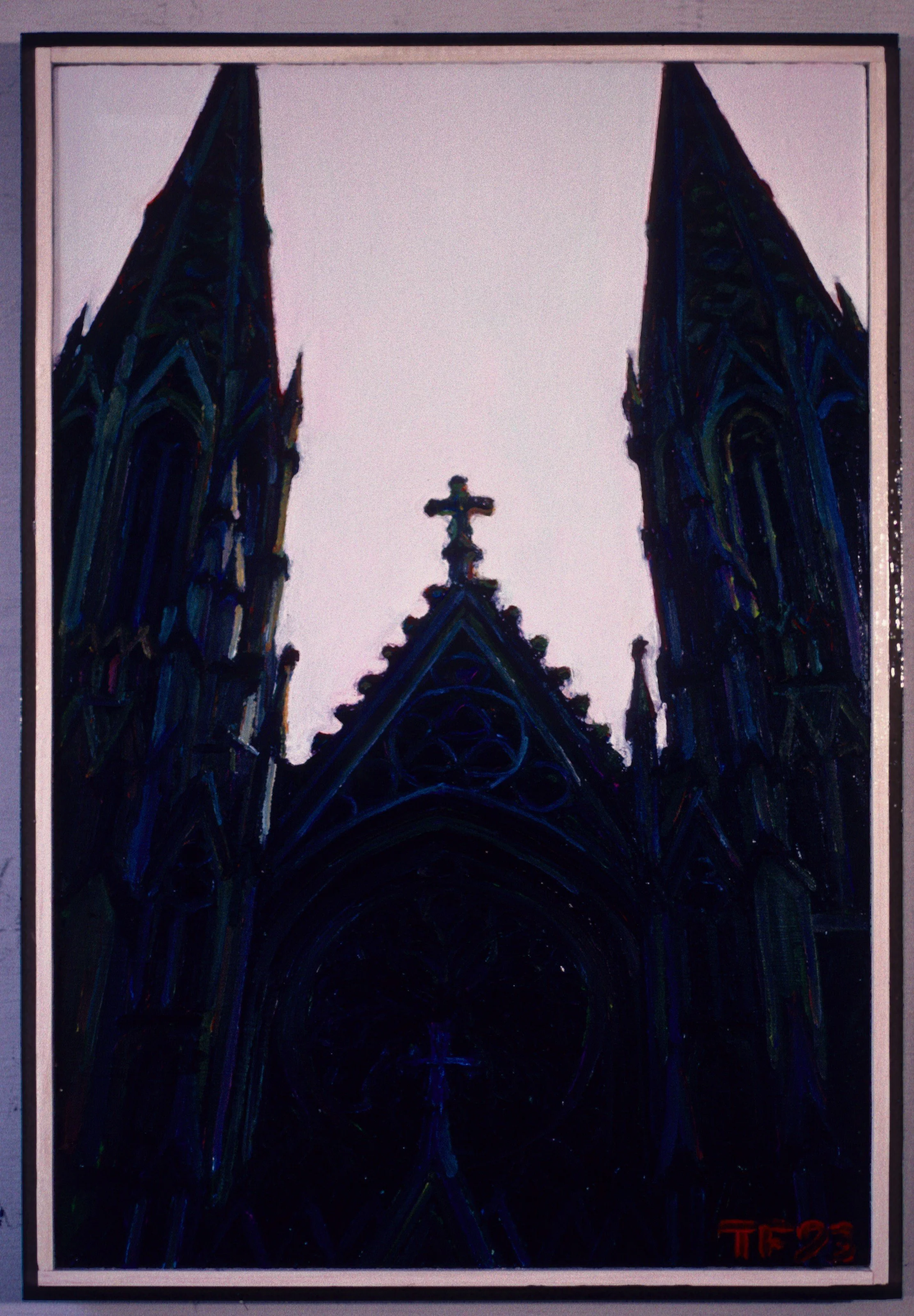 Back Lit Cathedral  12" x 18"