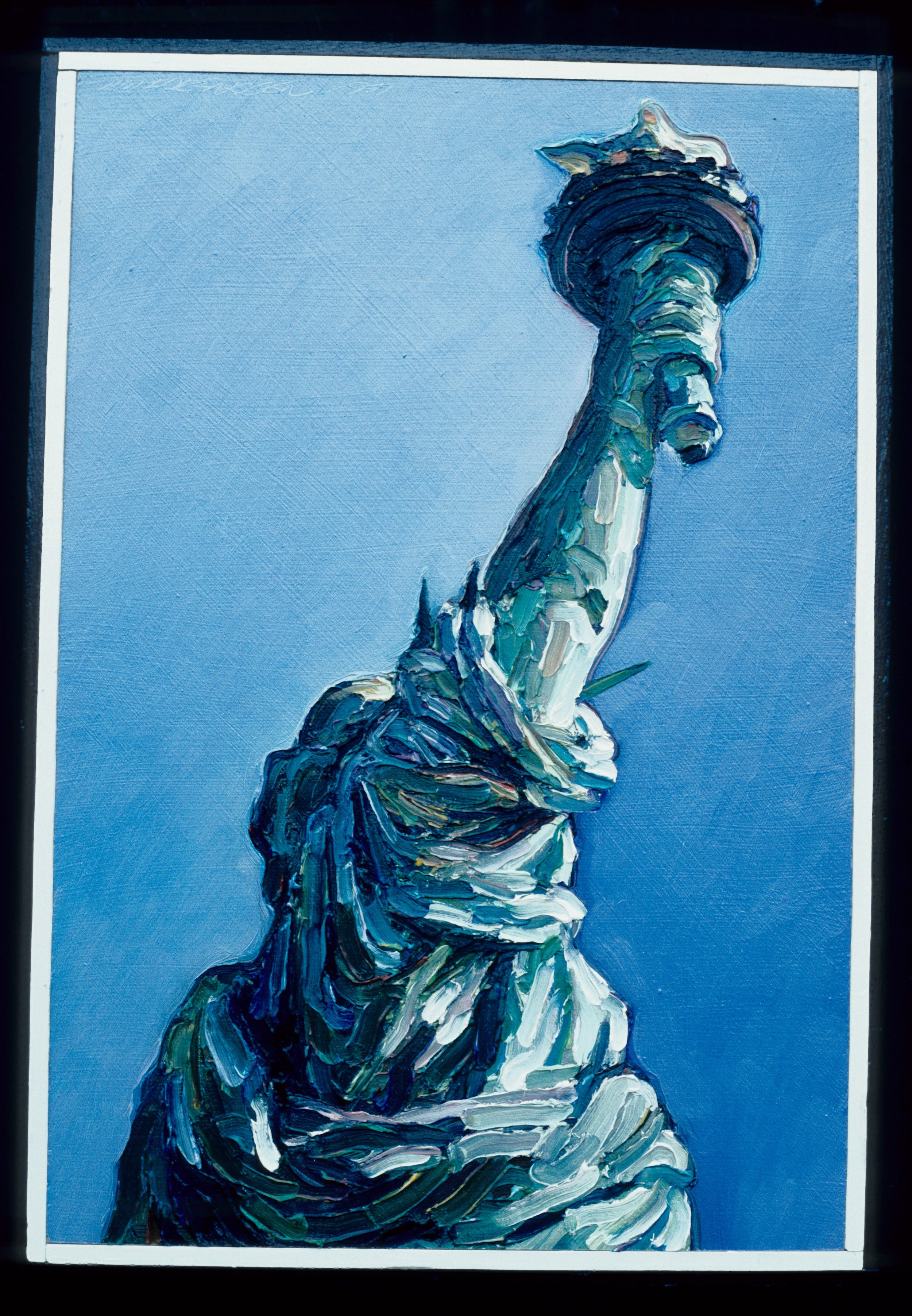 Statue of Liberty  10" x 15"   o/m