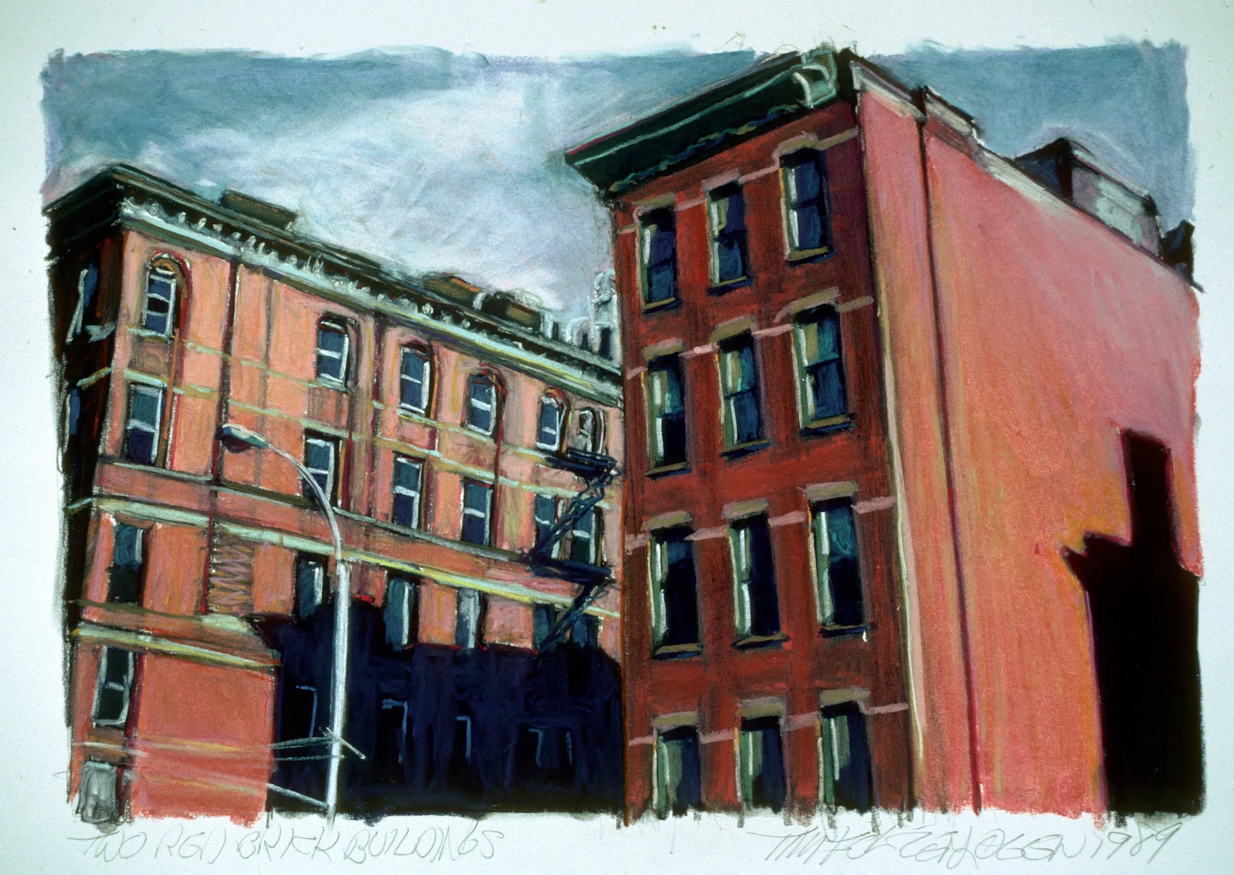 Two Red Brick Buildings