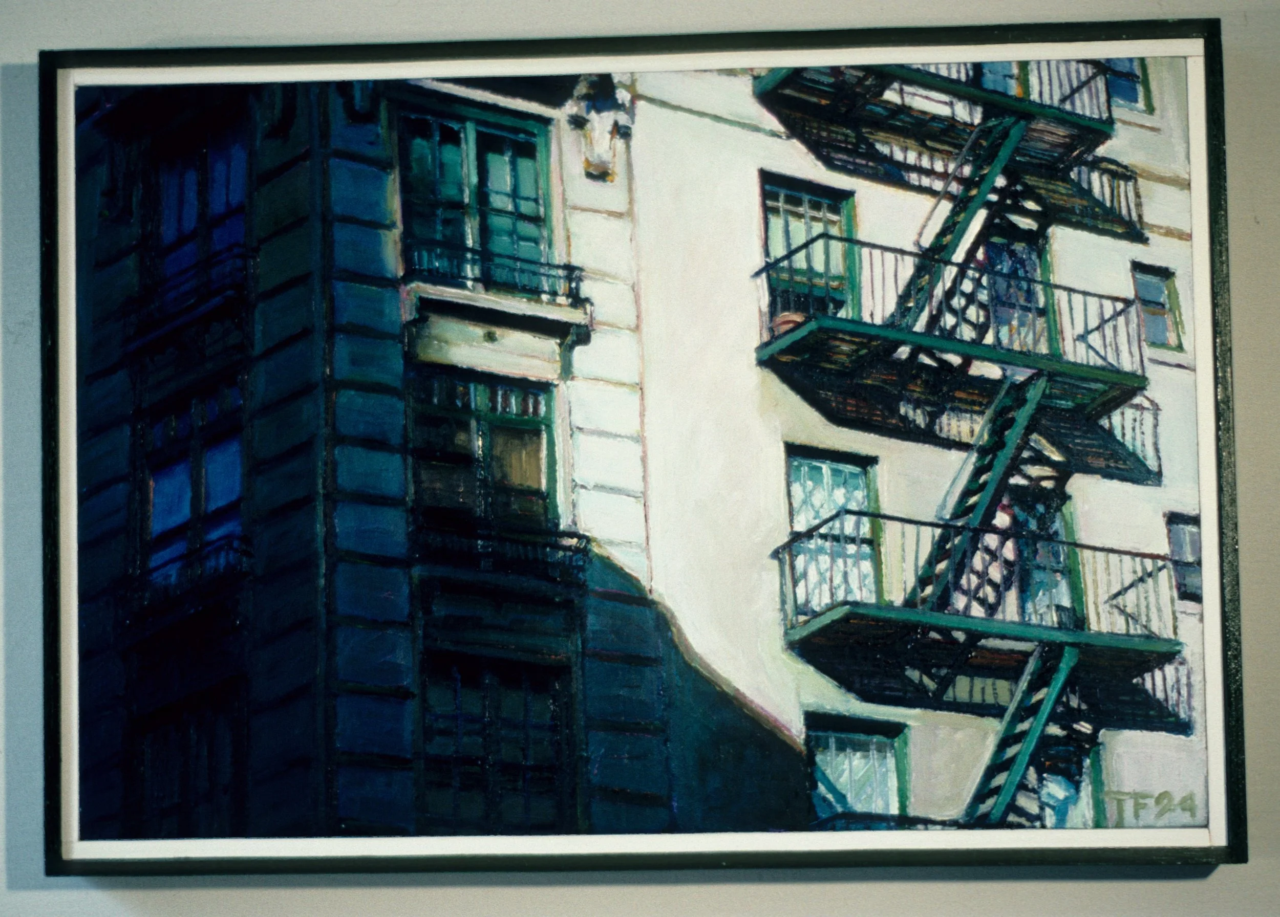 Green Ladders    11" x 16"