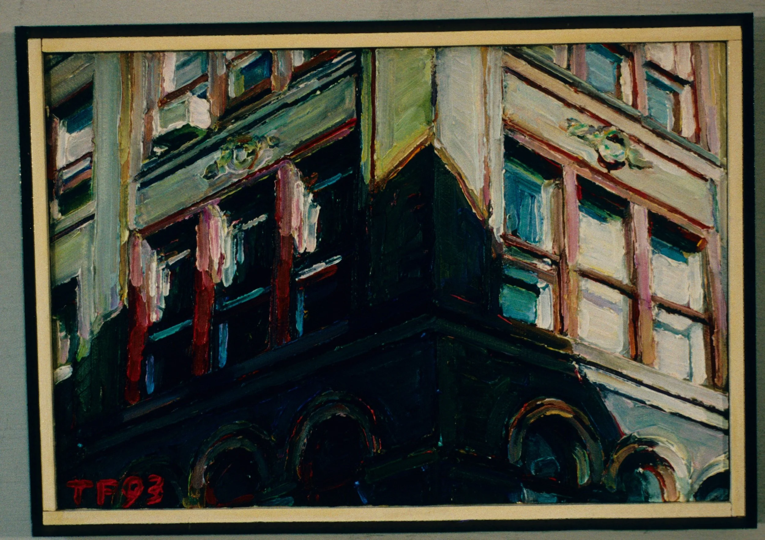 Red Windows  8" x 12"