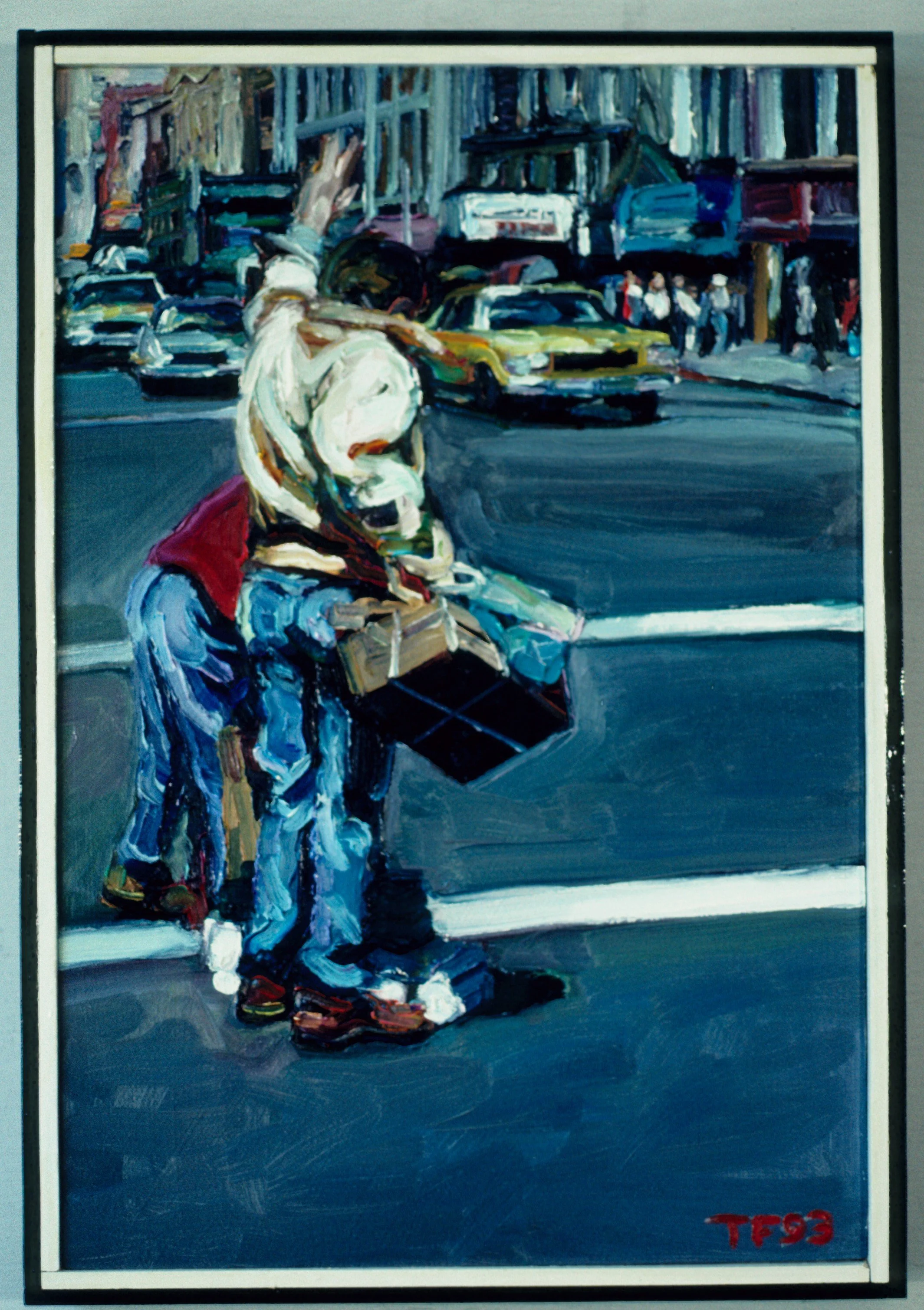 Hailing a Cab  10" x 15"