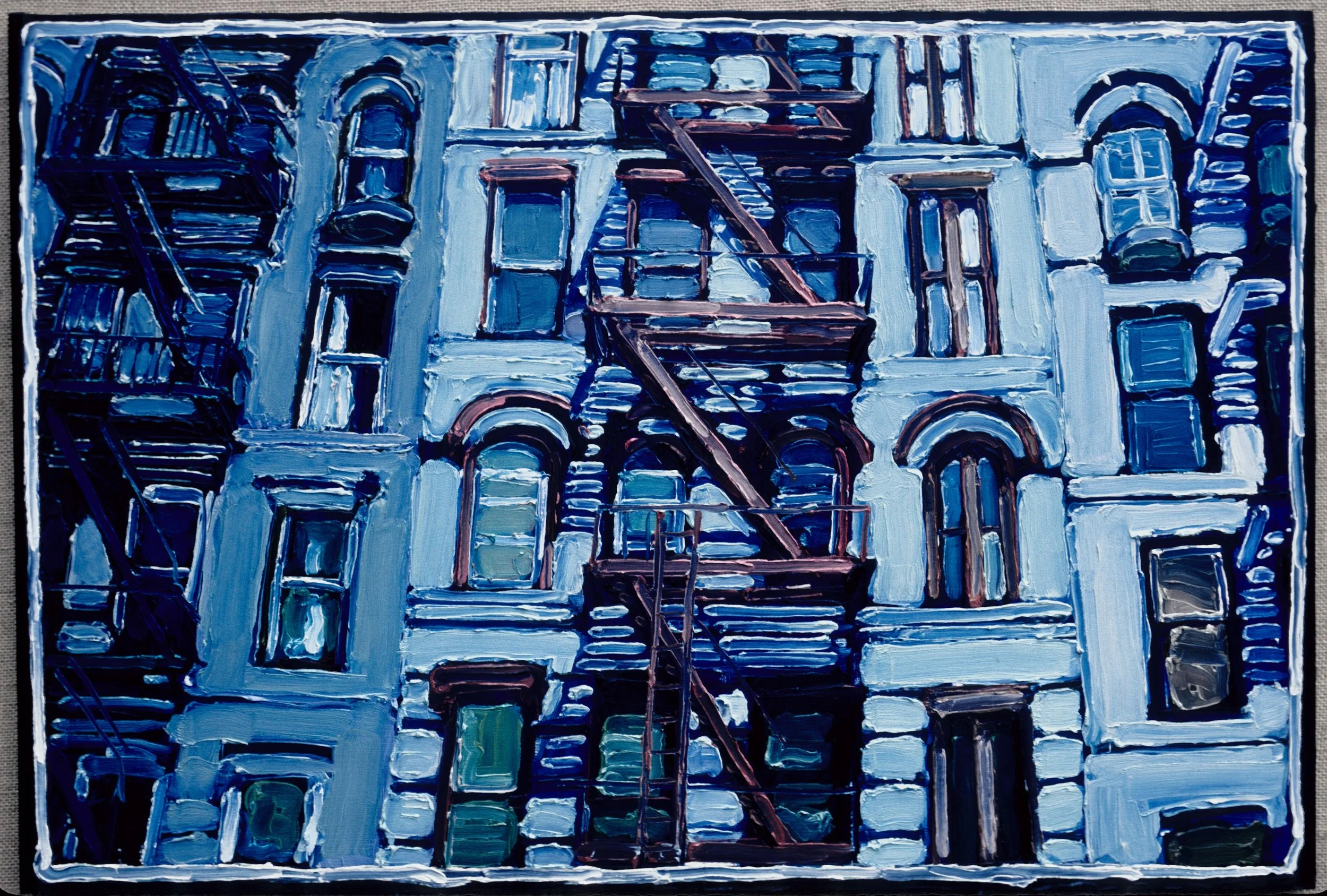 East Village 10th Street  24" x 36" 5/85