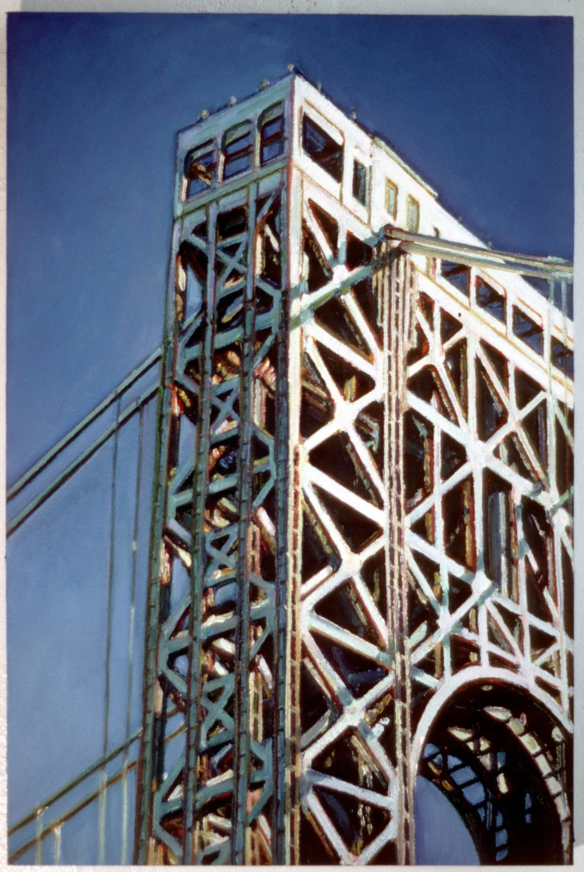 I don't have title on slide, but it is of the George Washington Bridge, which I lived a few blocks away from.