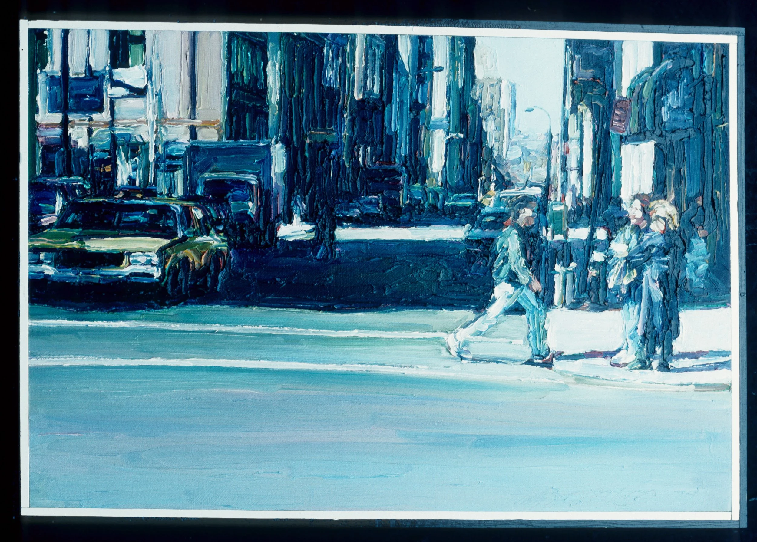 Side Street 14" x 21"  o/m