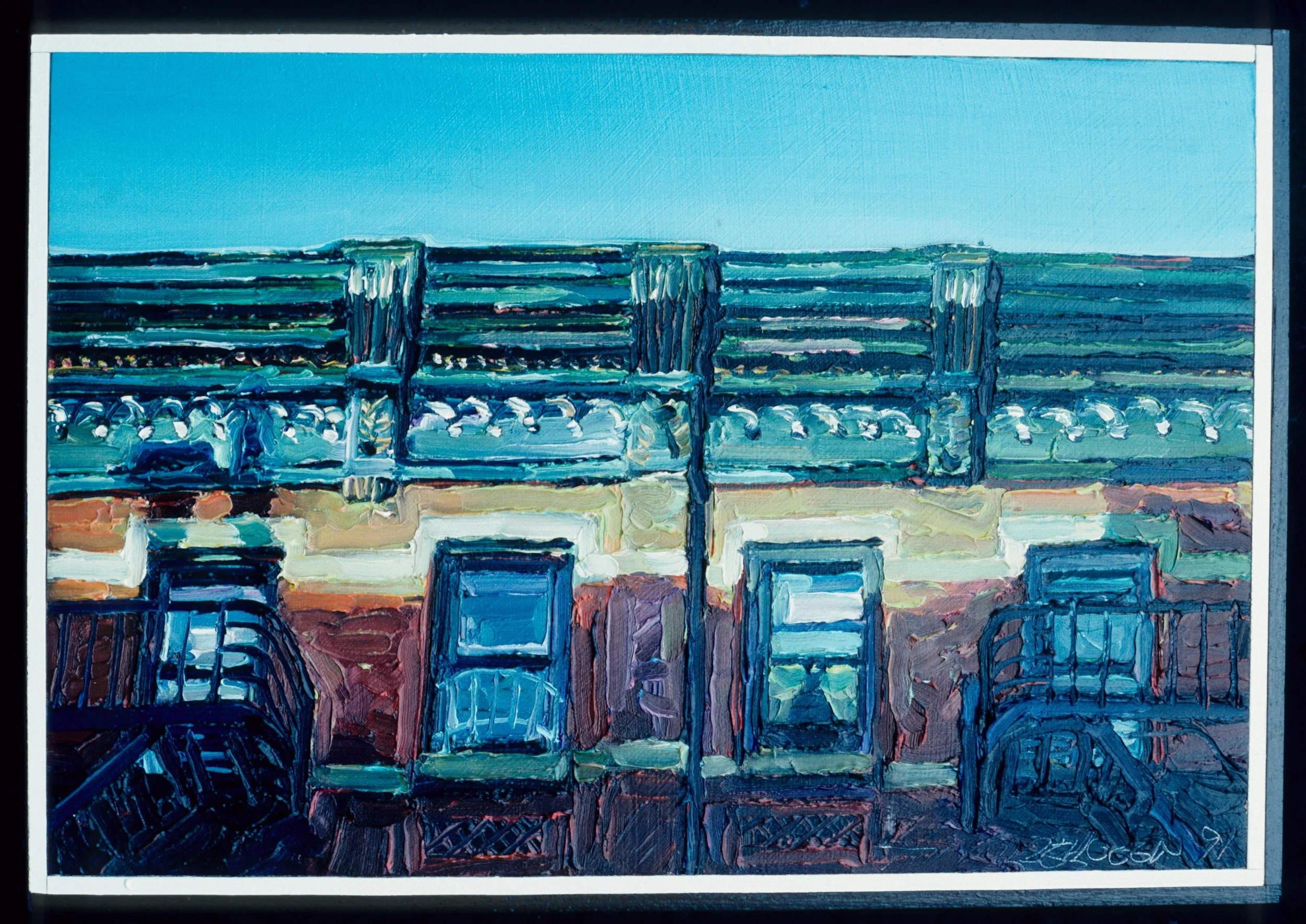 Sunset  10" x 15"  o/m