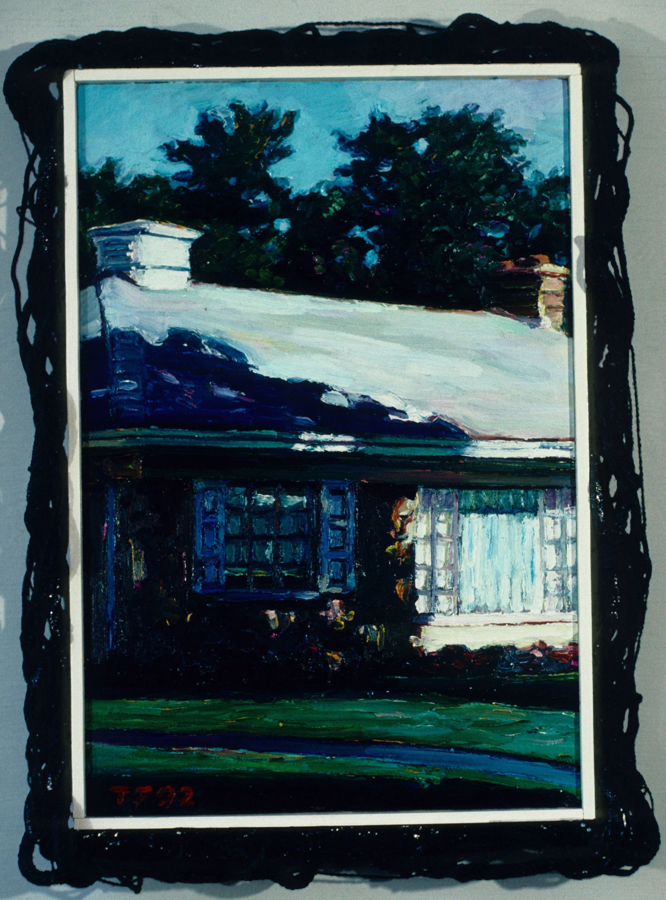 Suburban Light and Shadow  12" x 17"