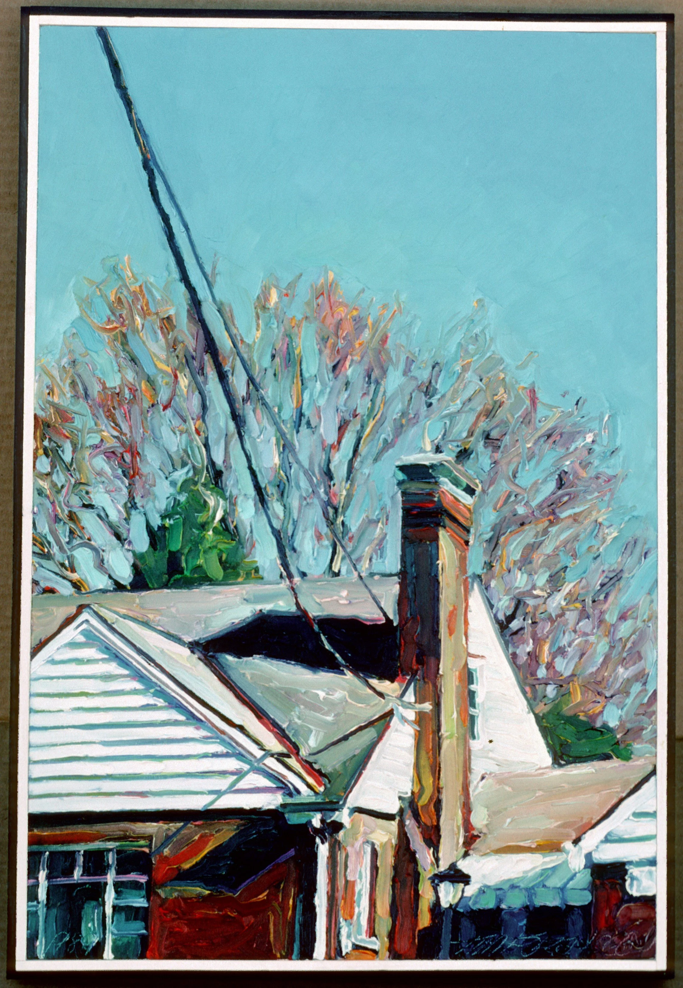 Neighbors  16" x 24"  o/c