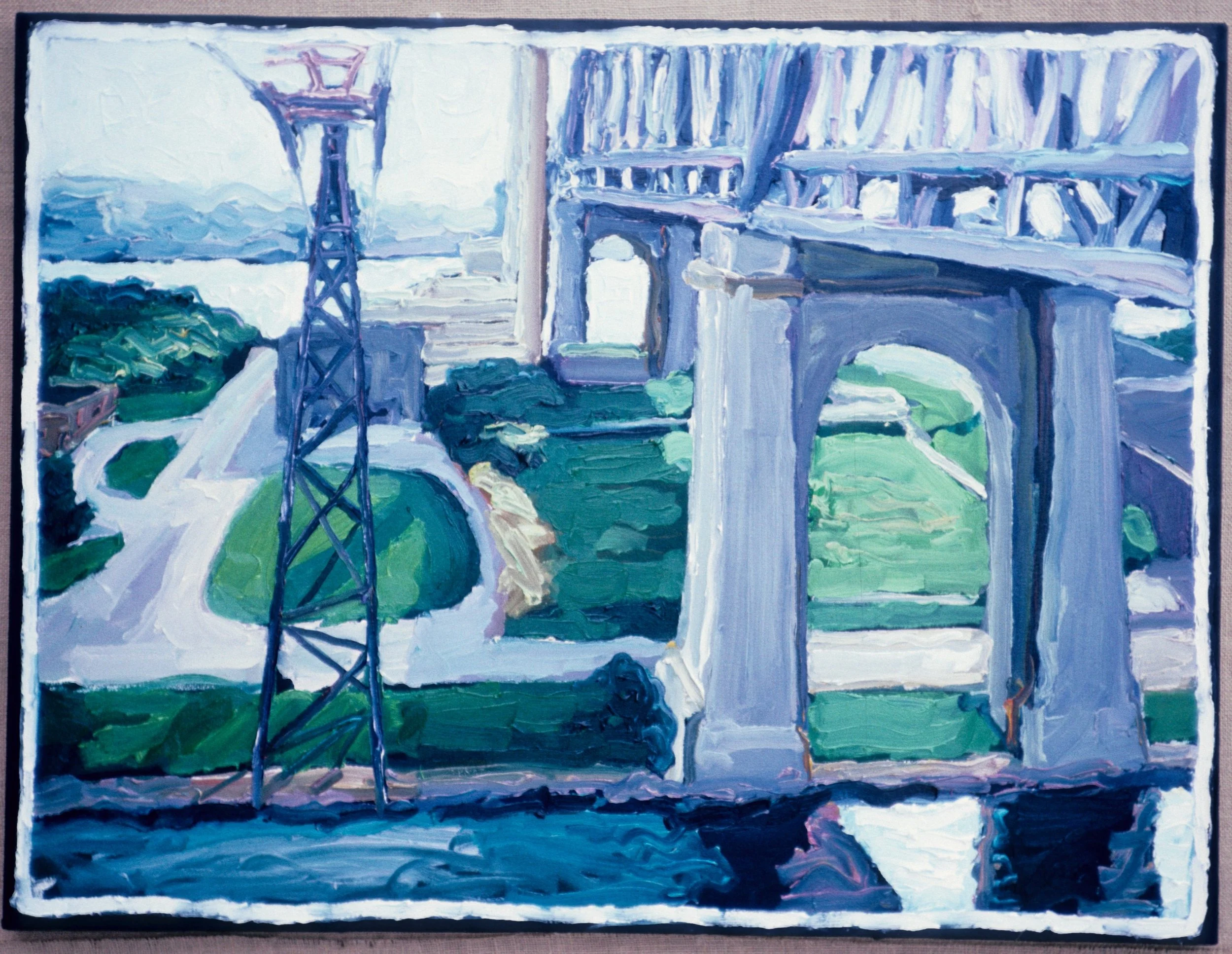 59th Street Bridge Roosevelt Island 30" x 40" 10/85