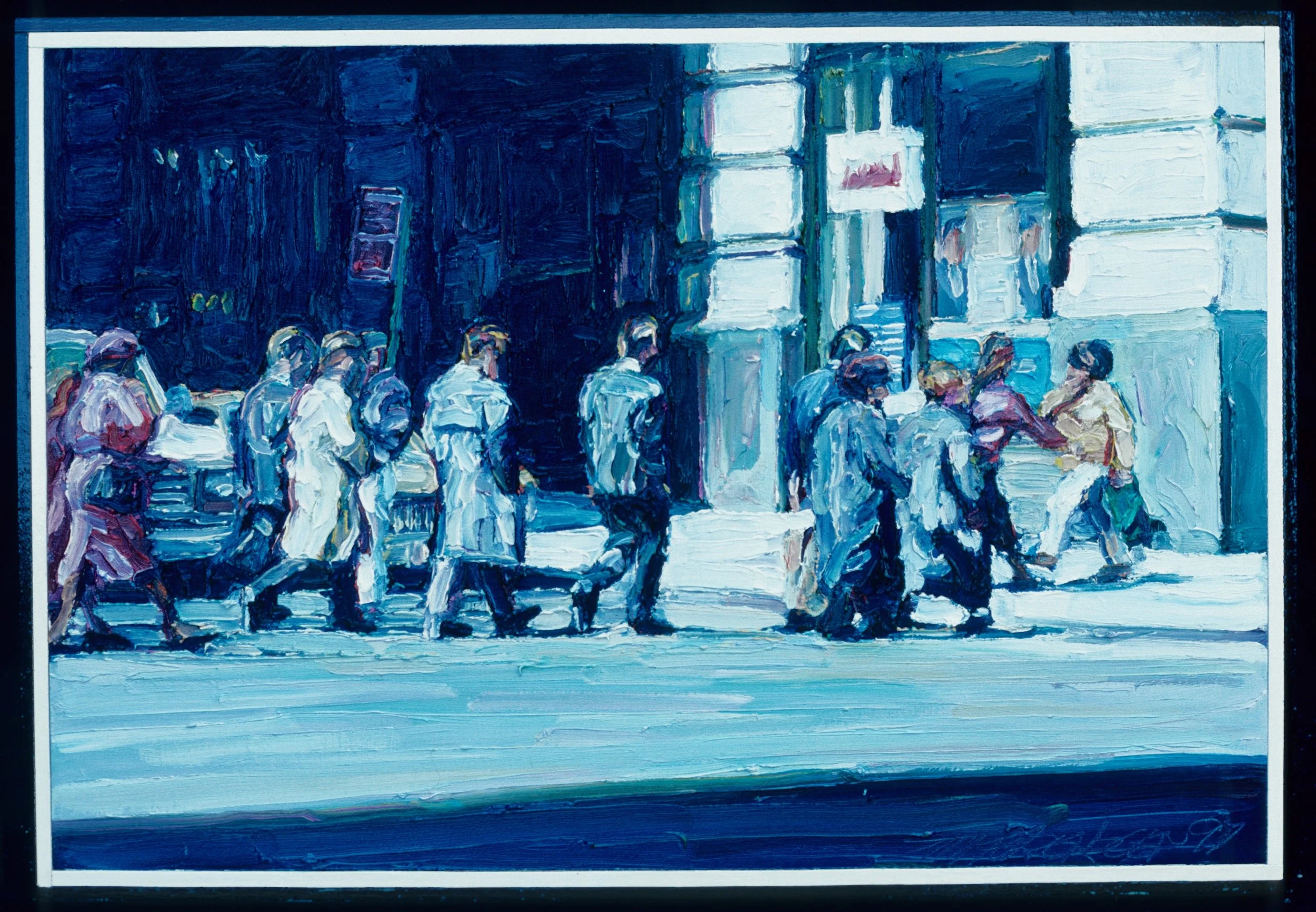 March   12" x 18"  o/m