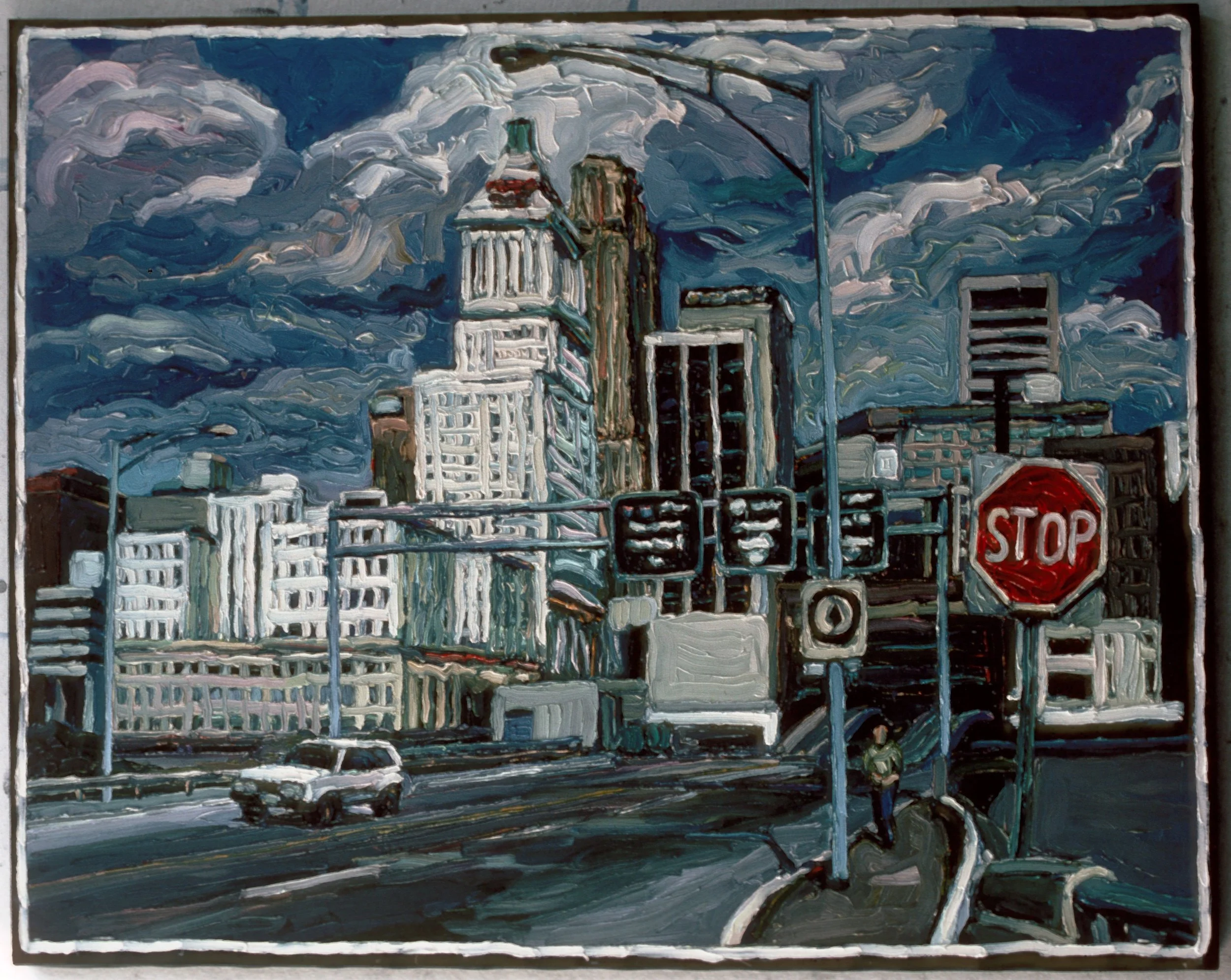 Skyline - Stop Sign 30" x 40"