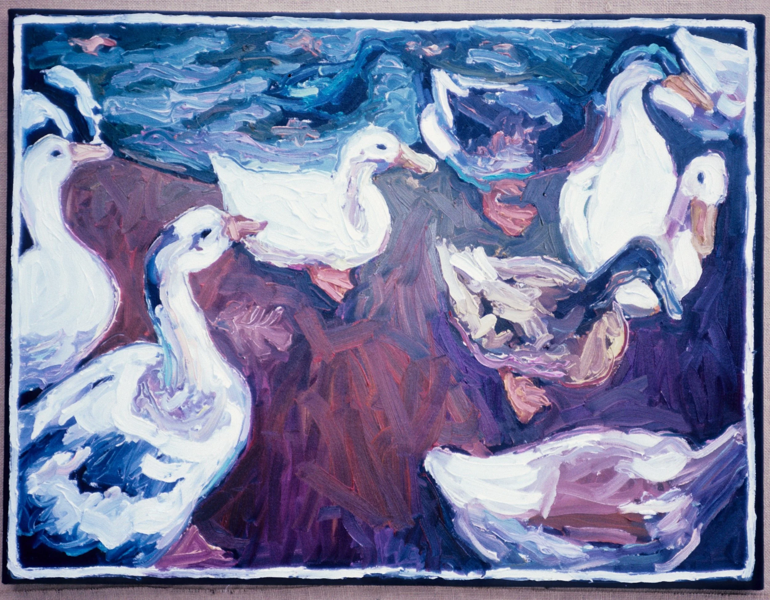Ducks 30" x 40" 11/85