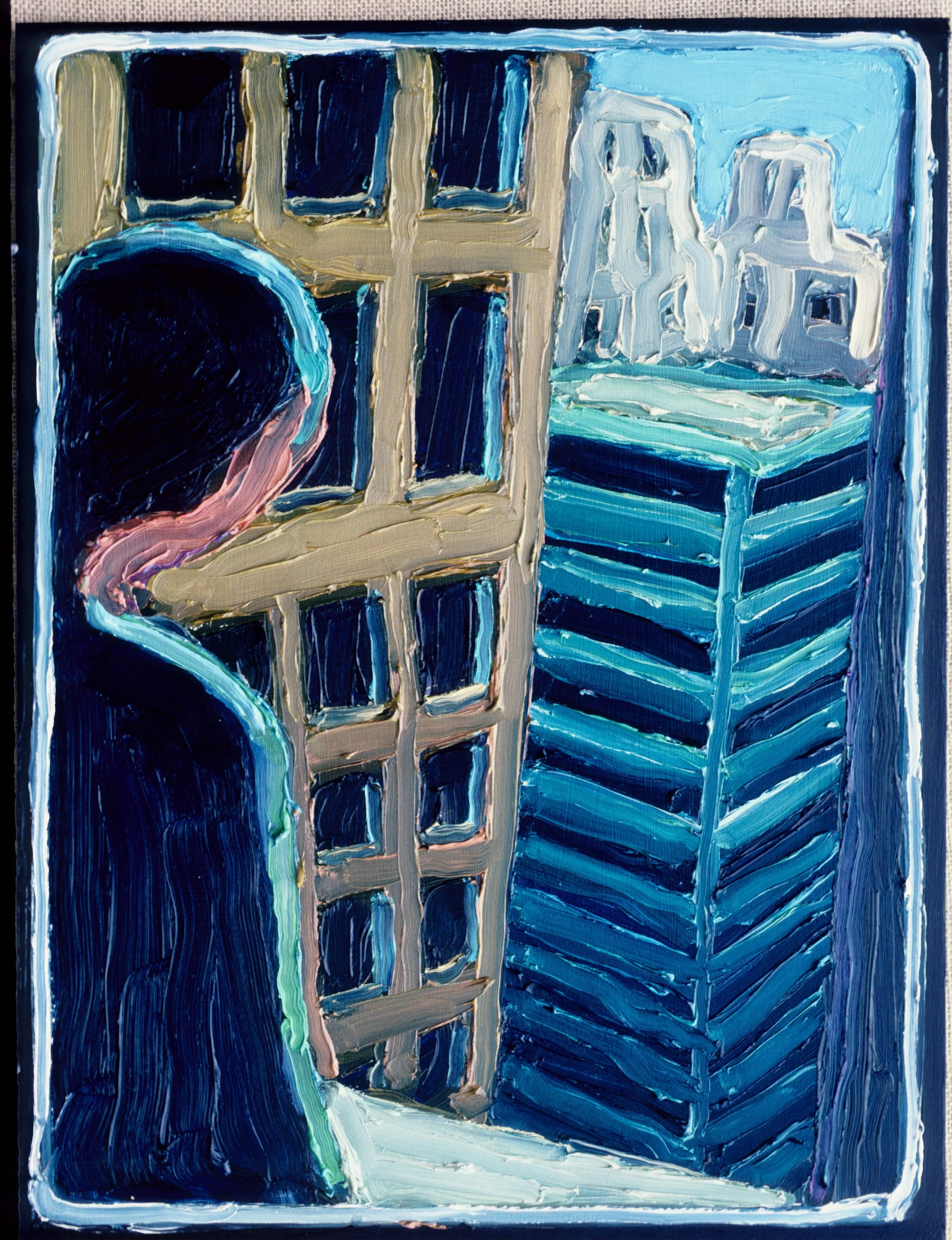 Thinking Deeply  18" x 24"  5/85