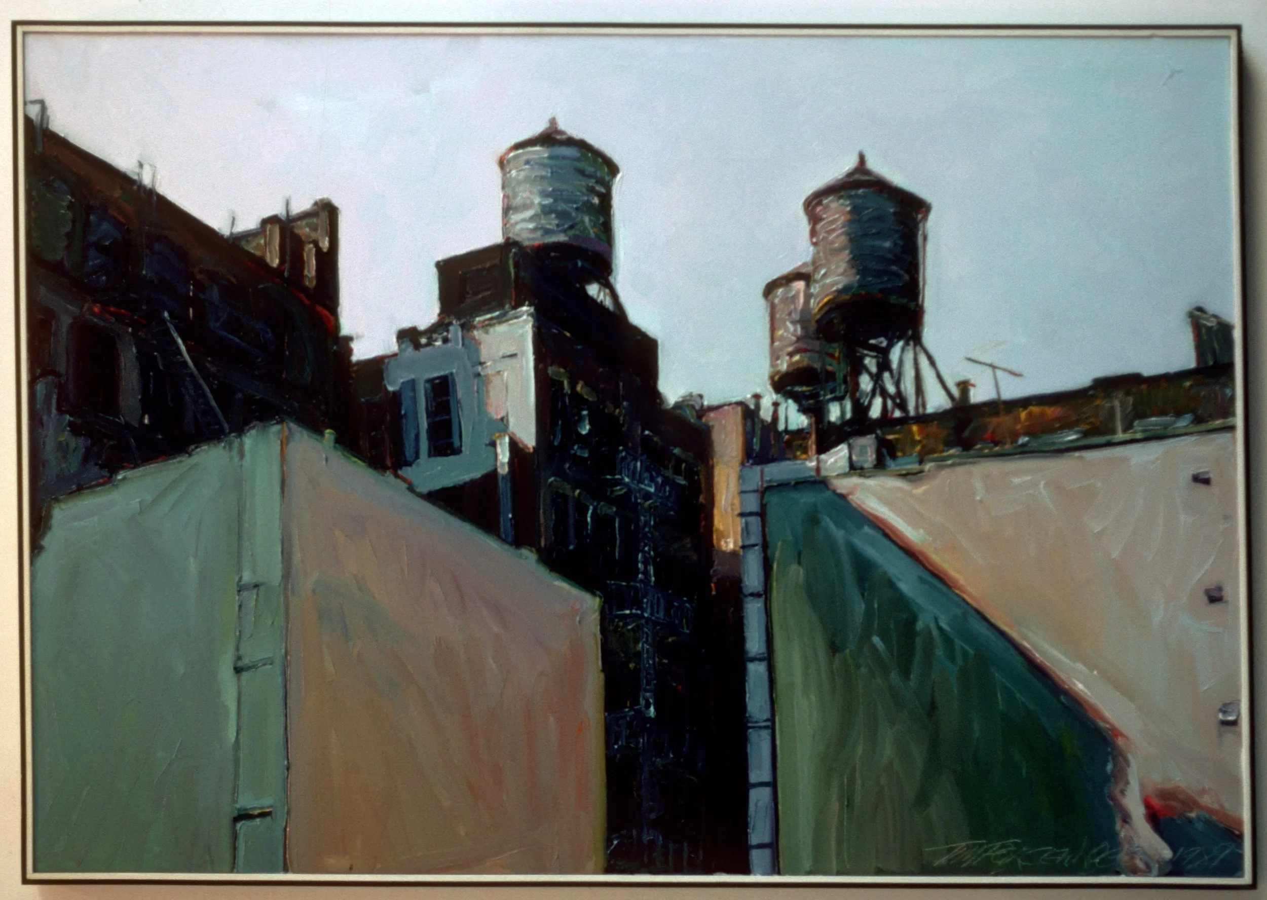 Water Towers 36" x 52"