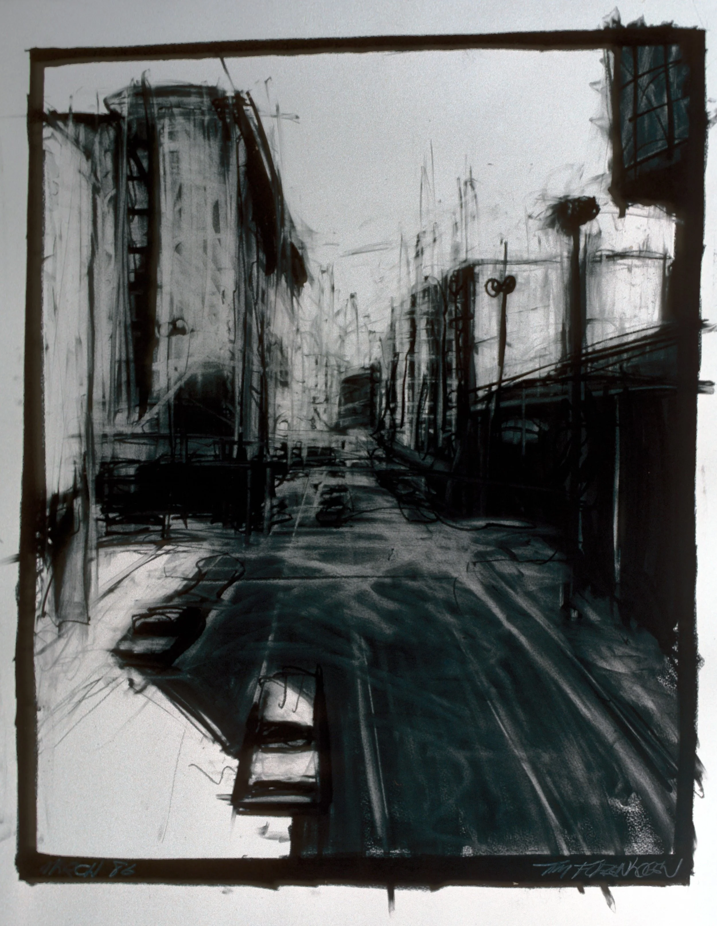 Skywalk #3  18" x 24"