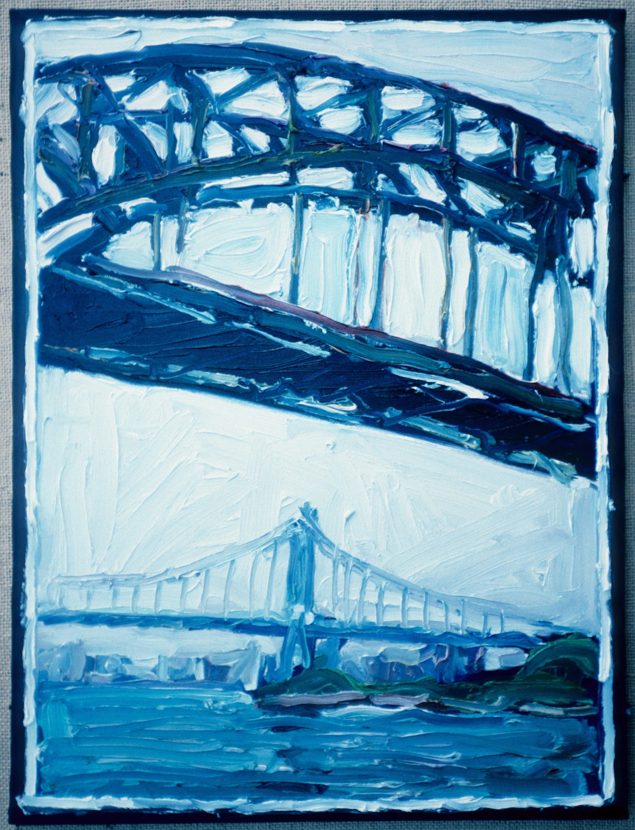 Two Bridges 18" x 24" 10/85