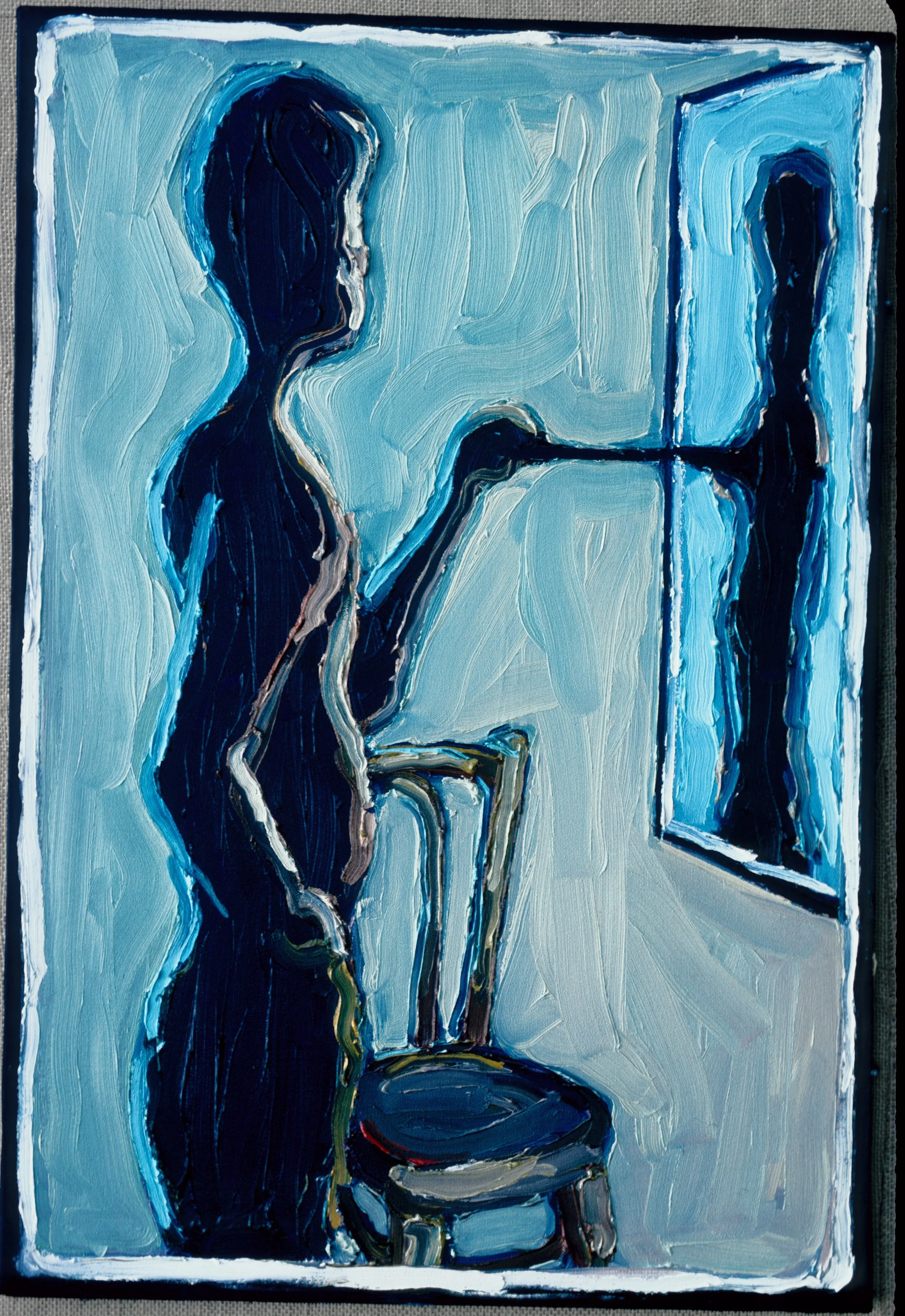 Self-Portrait Painter 20 x 30