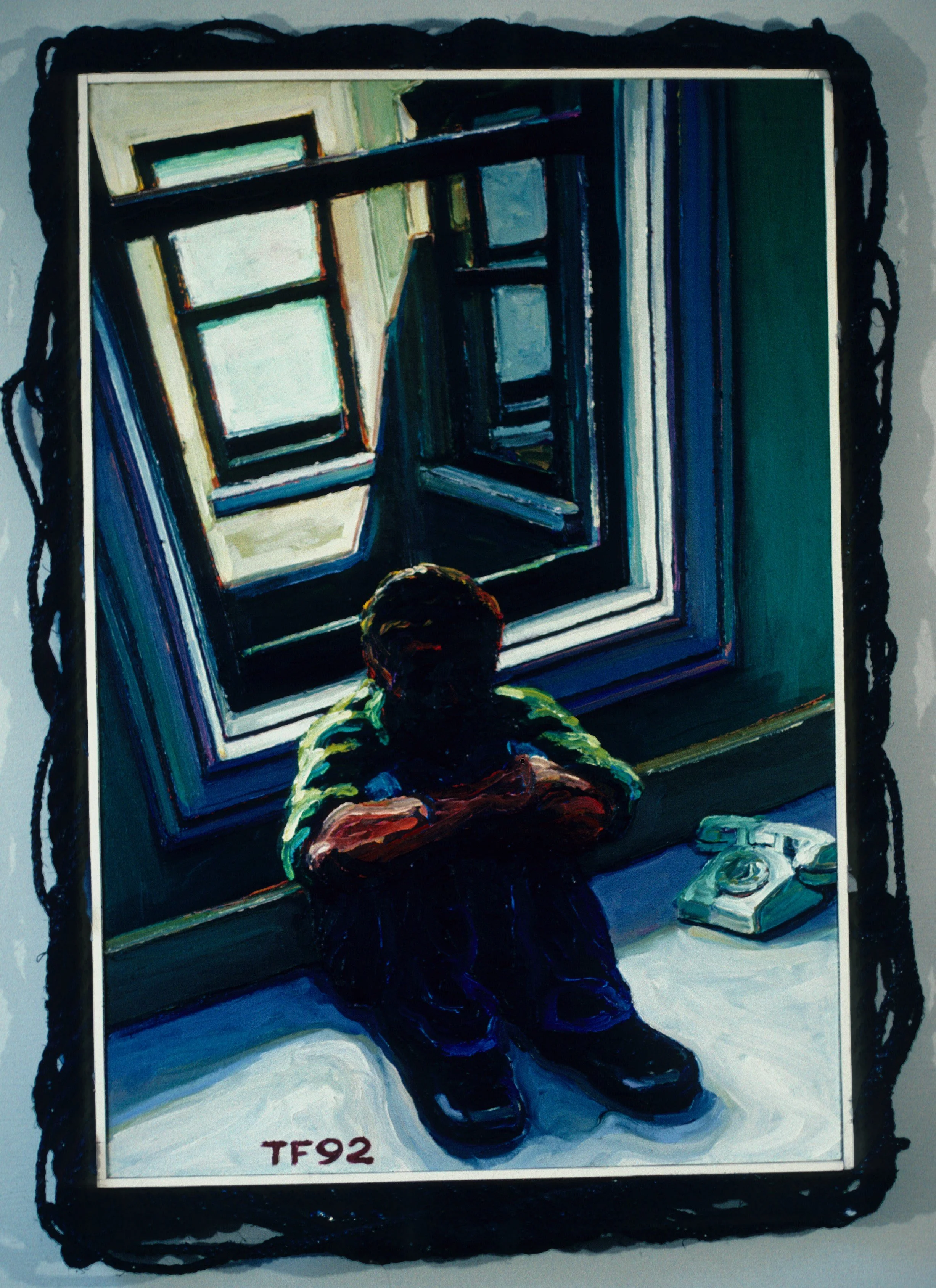 Awaiting the Result   24" x 34"